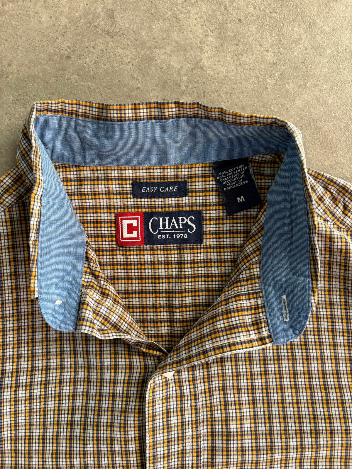 חולצת משבצות Chaps וינטג׳ - L