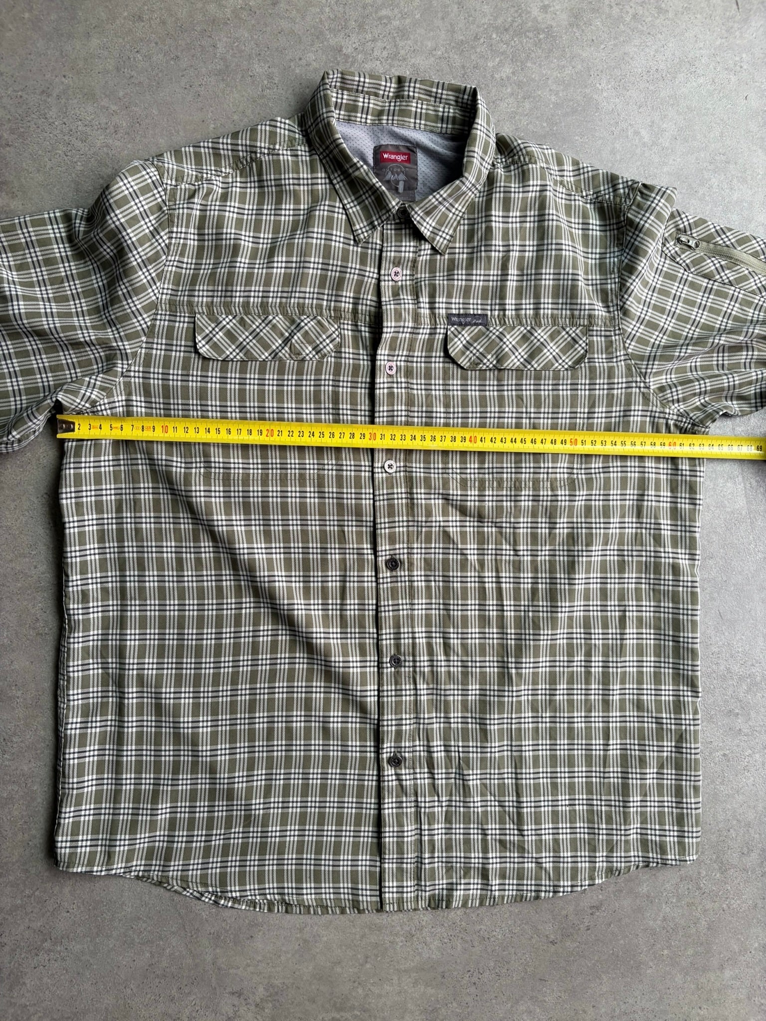 חולצת Wrangler משובצת וינטג׳ - XXL