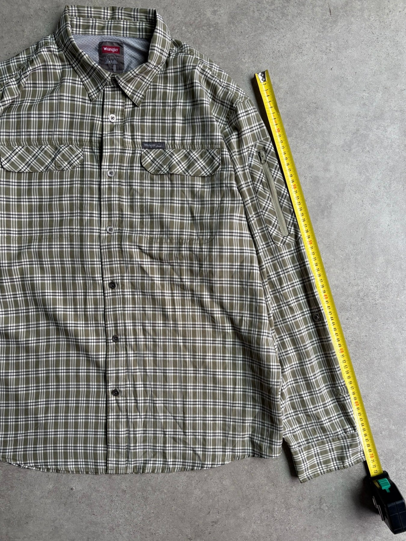 חולצת Wrangler משובצת וינטג׳ - XXL