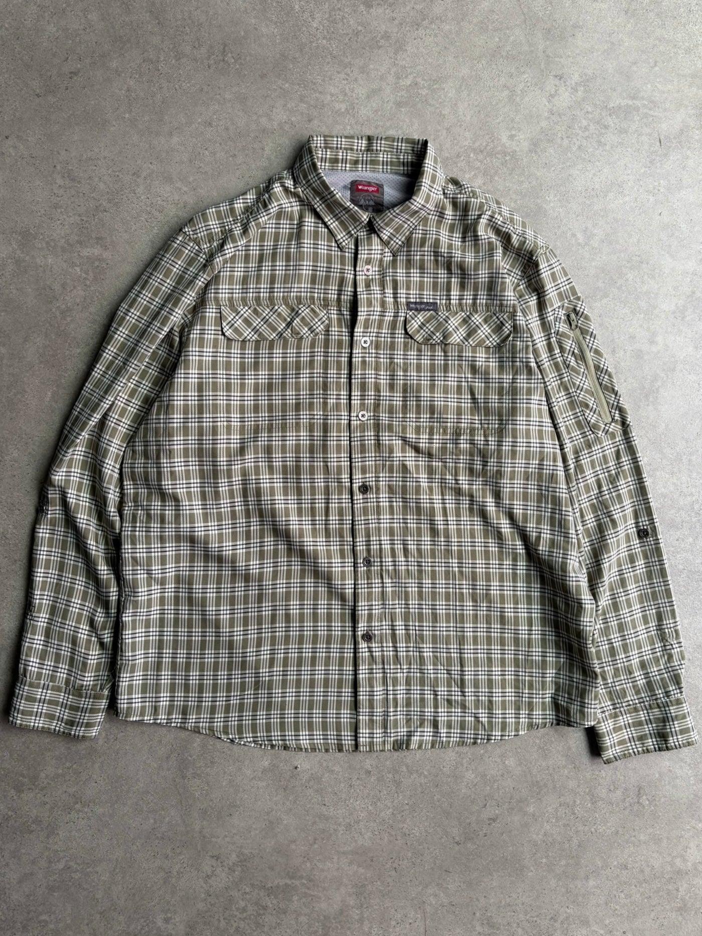 חולצת Wrangler משובצת וינטג׳ - XXL