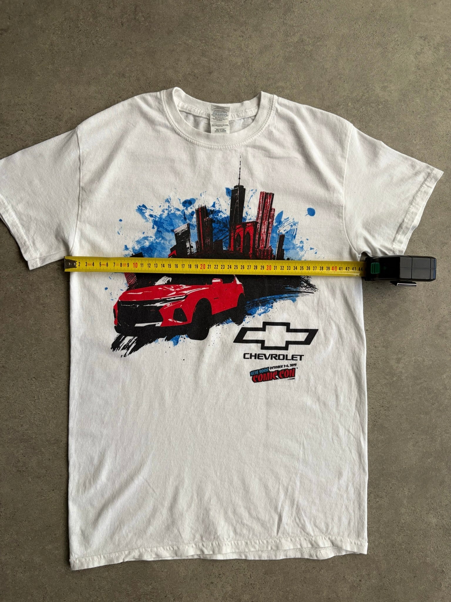 טי שירט Chevrolet x New York Comic Con 2019 וינטג׳ - XXS