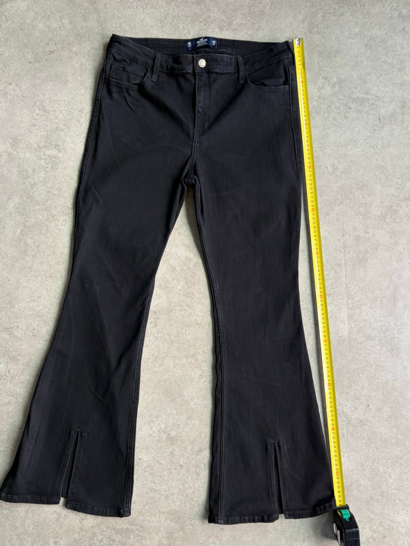 ג׳ינס פלייר Hollister עם שסעים וינטג׳ - 33