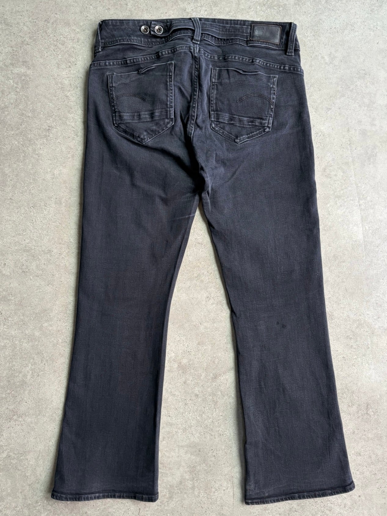 ג׳ינס נמוך G-Star RAW Midge Bootcut וינטג׳ - 32