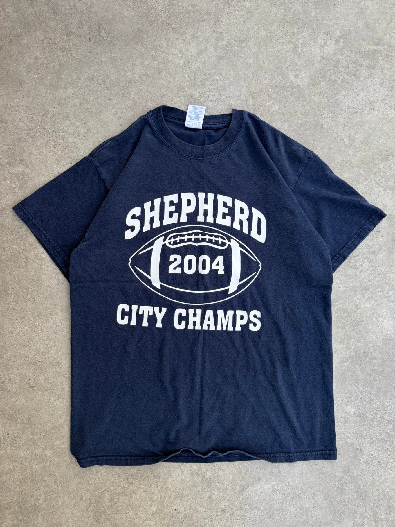 טי שירט פוטבול Shepherd City Champs 2004 וינטג׳ - S