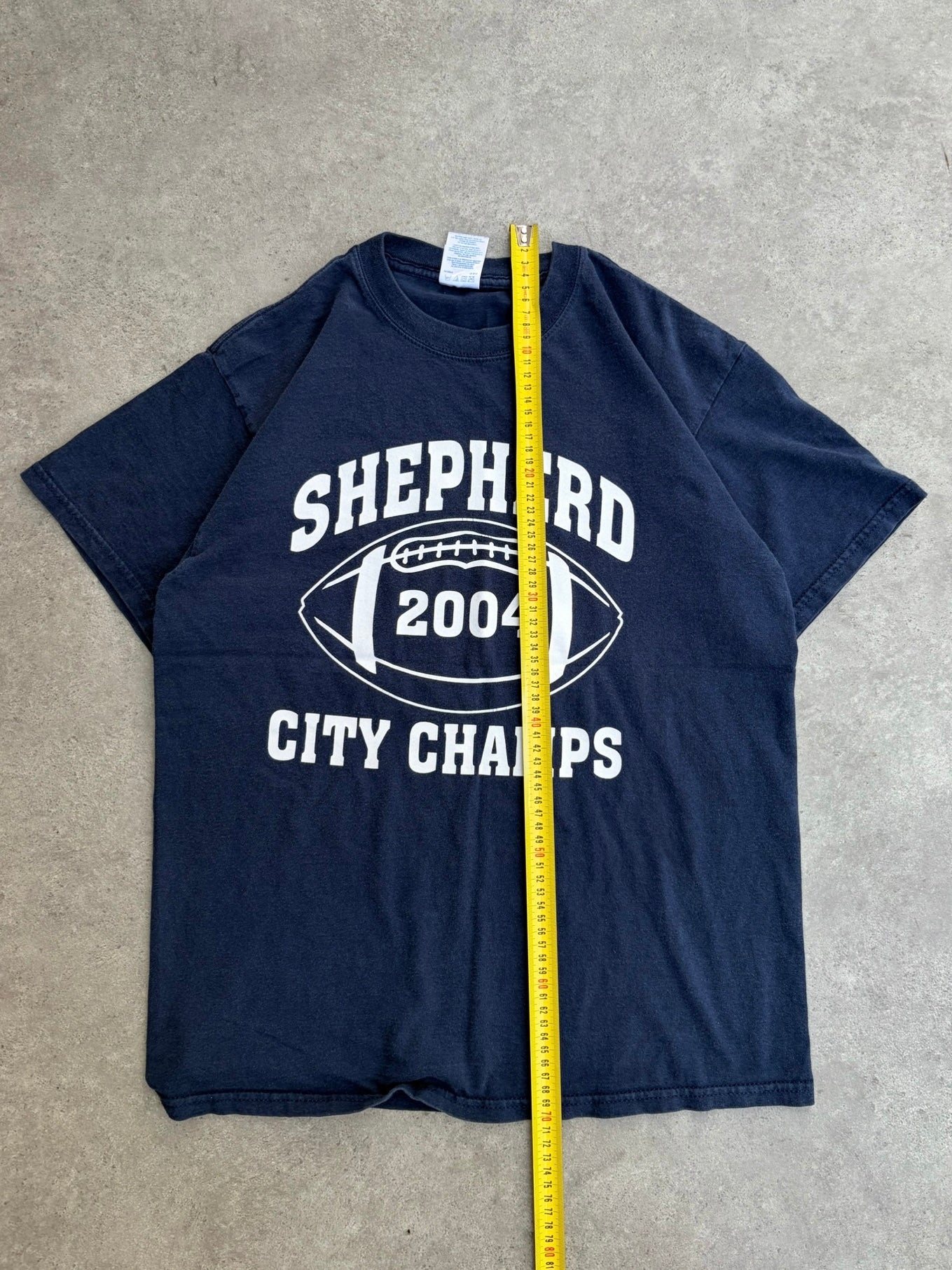 טי שירט פוטבול Shepherd City Champs 2004 וינטג׳ - S