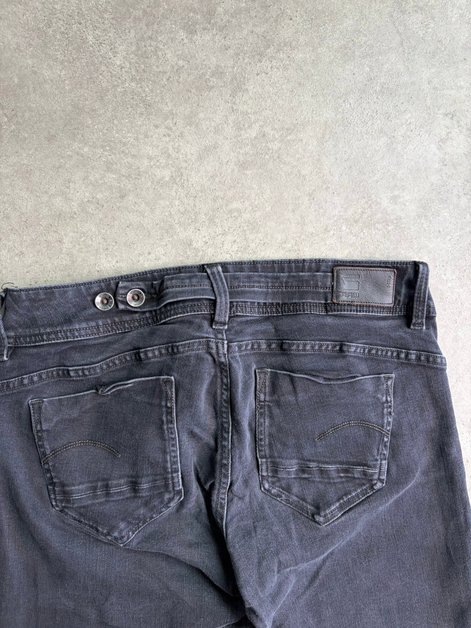 ג׳ינס נמוך G-Star RAW Midge Bootcut וינטג׳ - 32