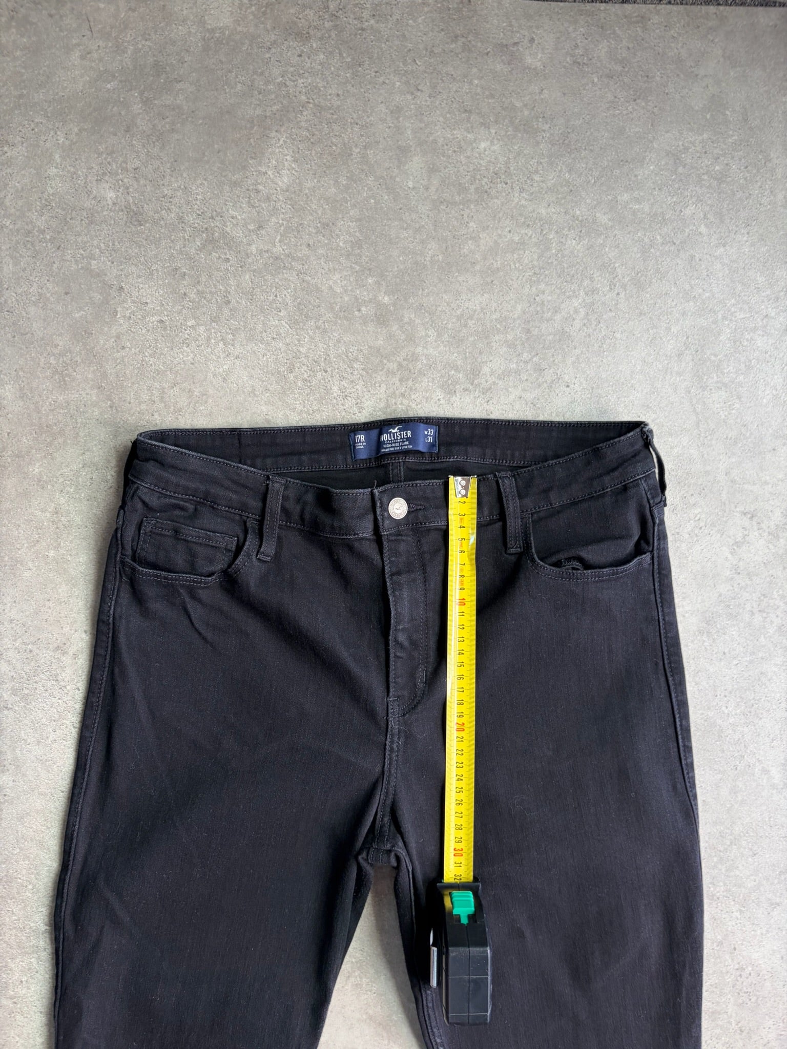 ג׳ינס פלייר Hollister עם שסעים וינטג׳ - 33