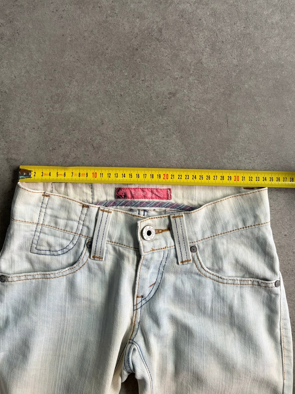 שורטס נמוך ג׳ינס Levi's וינטג׳ - 27