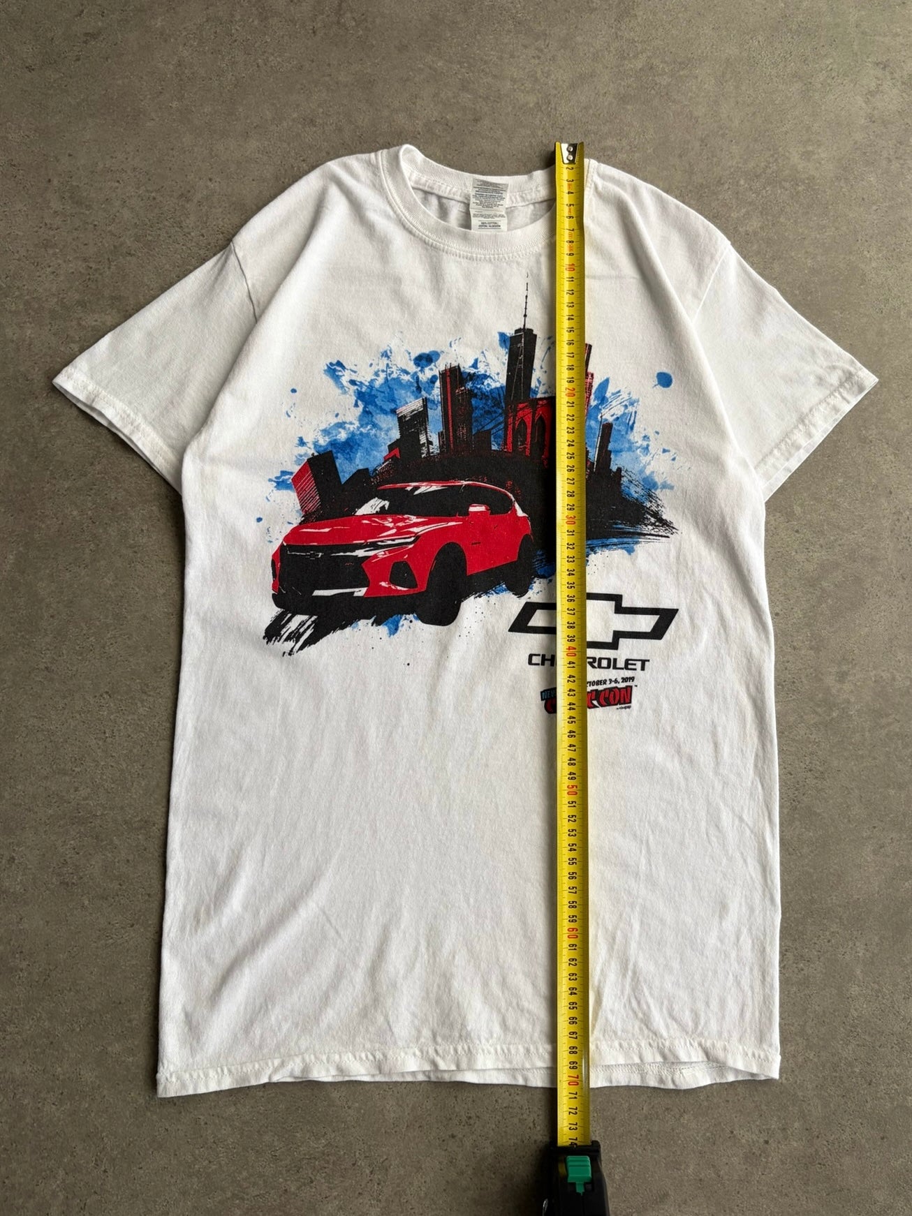 טי שירט Chevrolet x New York Comic Con 2019 וינטג׳ - XXS