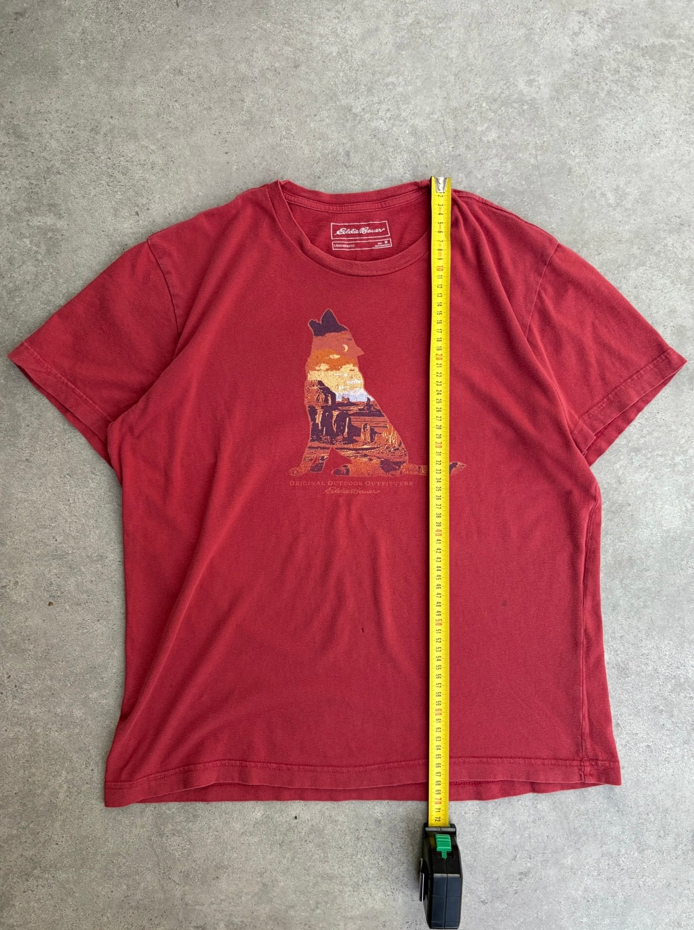 טישירט Eddie Bauer זאב וינטג׳ - L