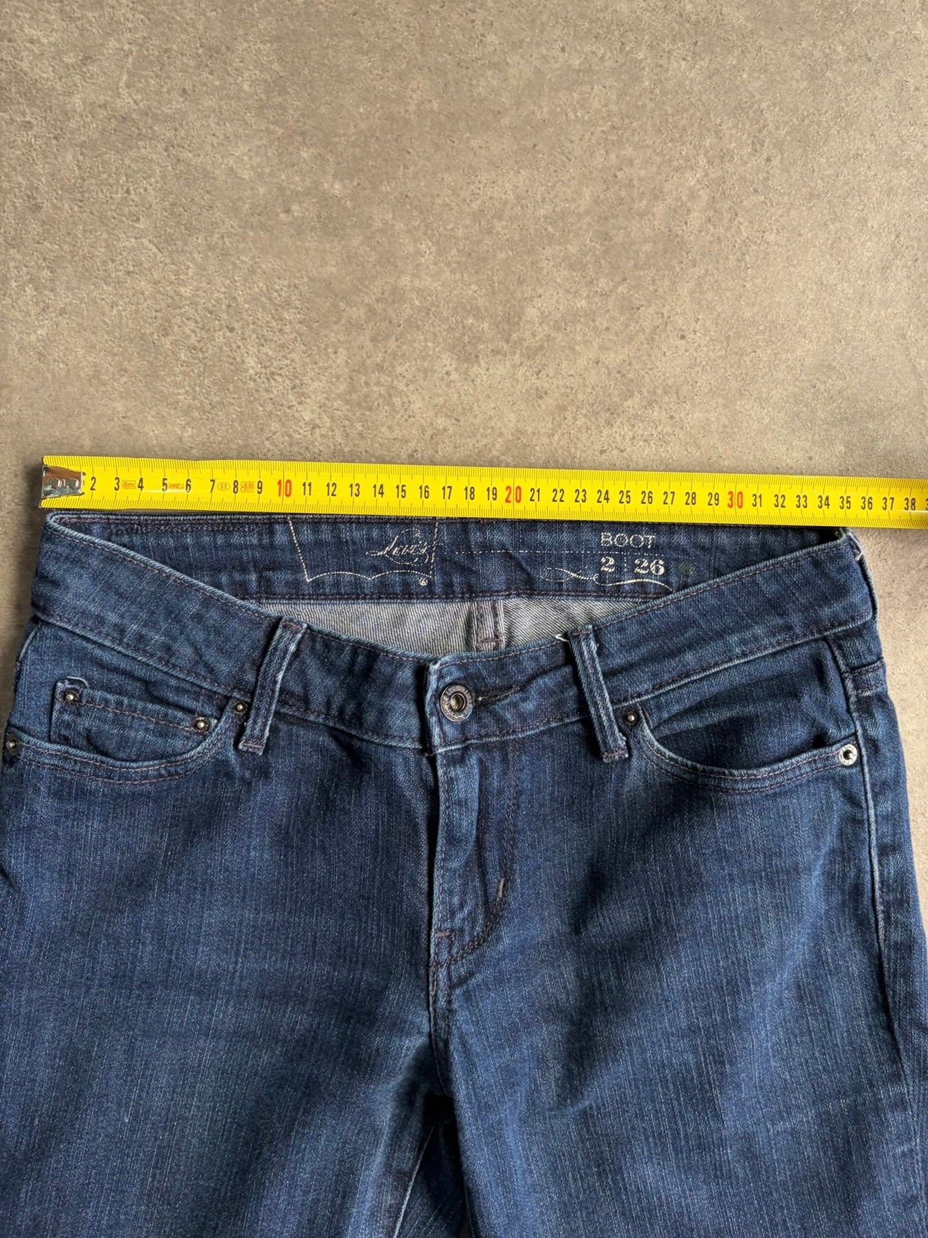 ג׳ינס נמוך Levi's Bootcut וינטג׳ - 26