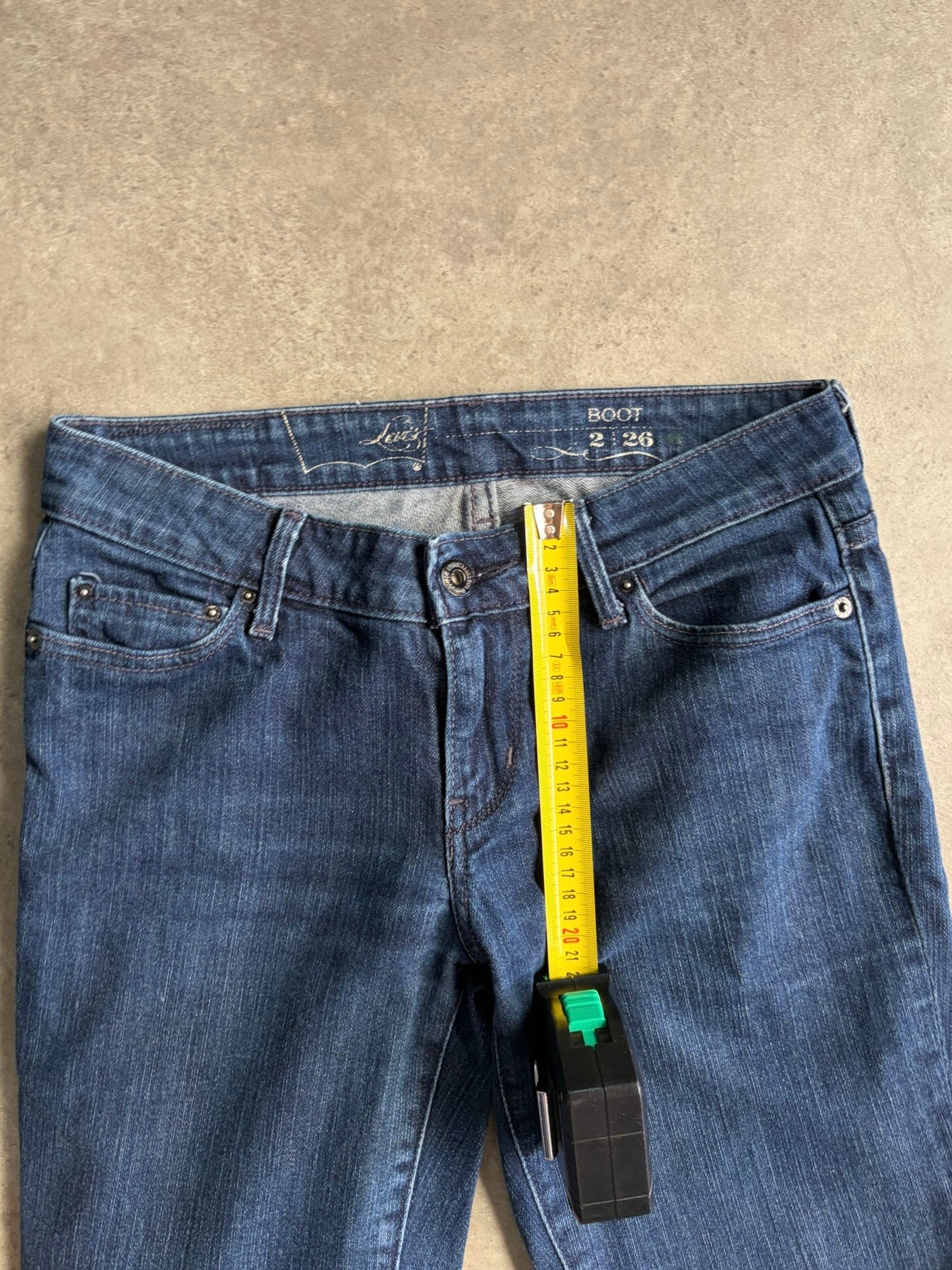 ג׳ינס נמוך Levi's Bootcut וינטג׳ - 26