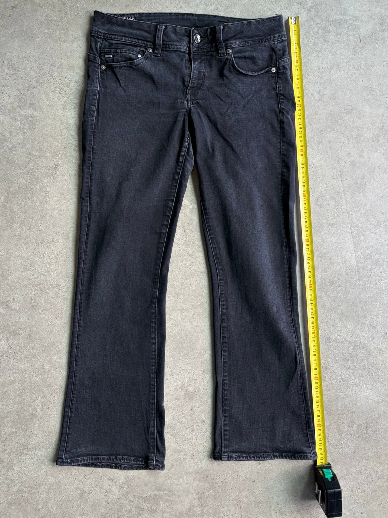 ג׳ינס נמוך G-Star RAW Midge Bootcut וינטג׳ - 32