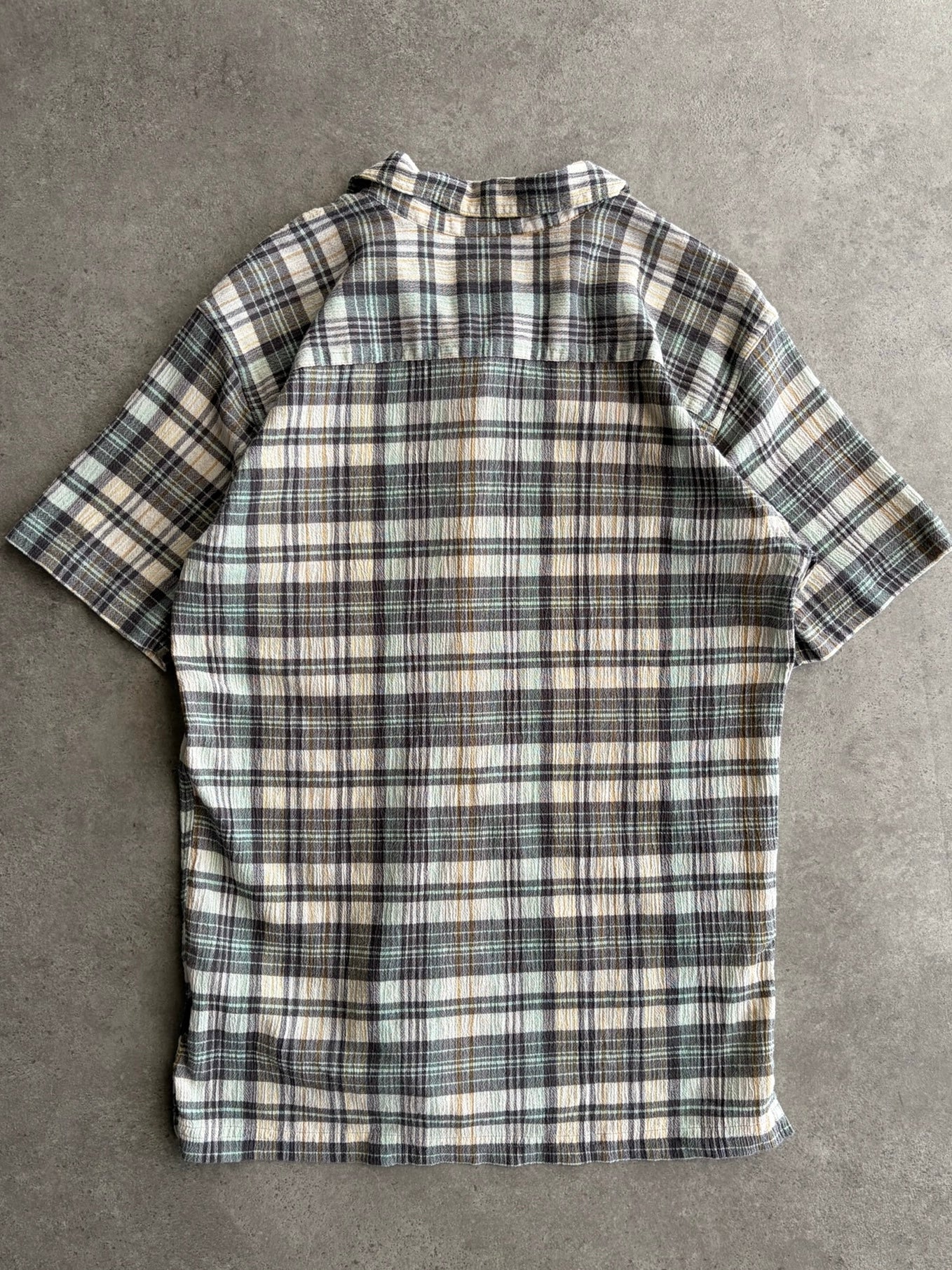 חולצת Patagonia משבצות שרוול קצר וינטג׳ - XS