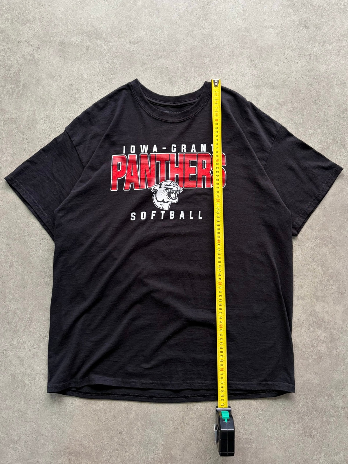 טי שירט Iowa-Grant Panthers Softball וינטג׳ - L
