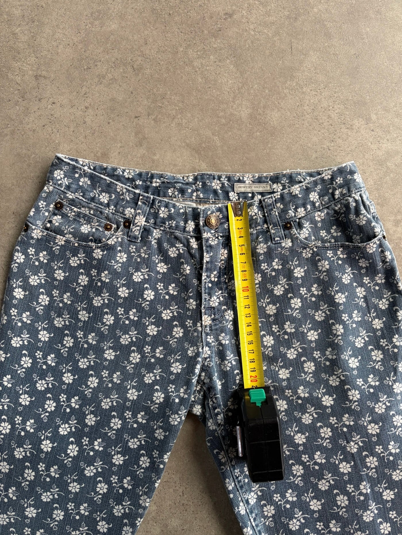 שורטס נמוך ג׳ינס Ralph Lauren פרחוני וינטג׳ - 28