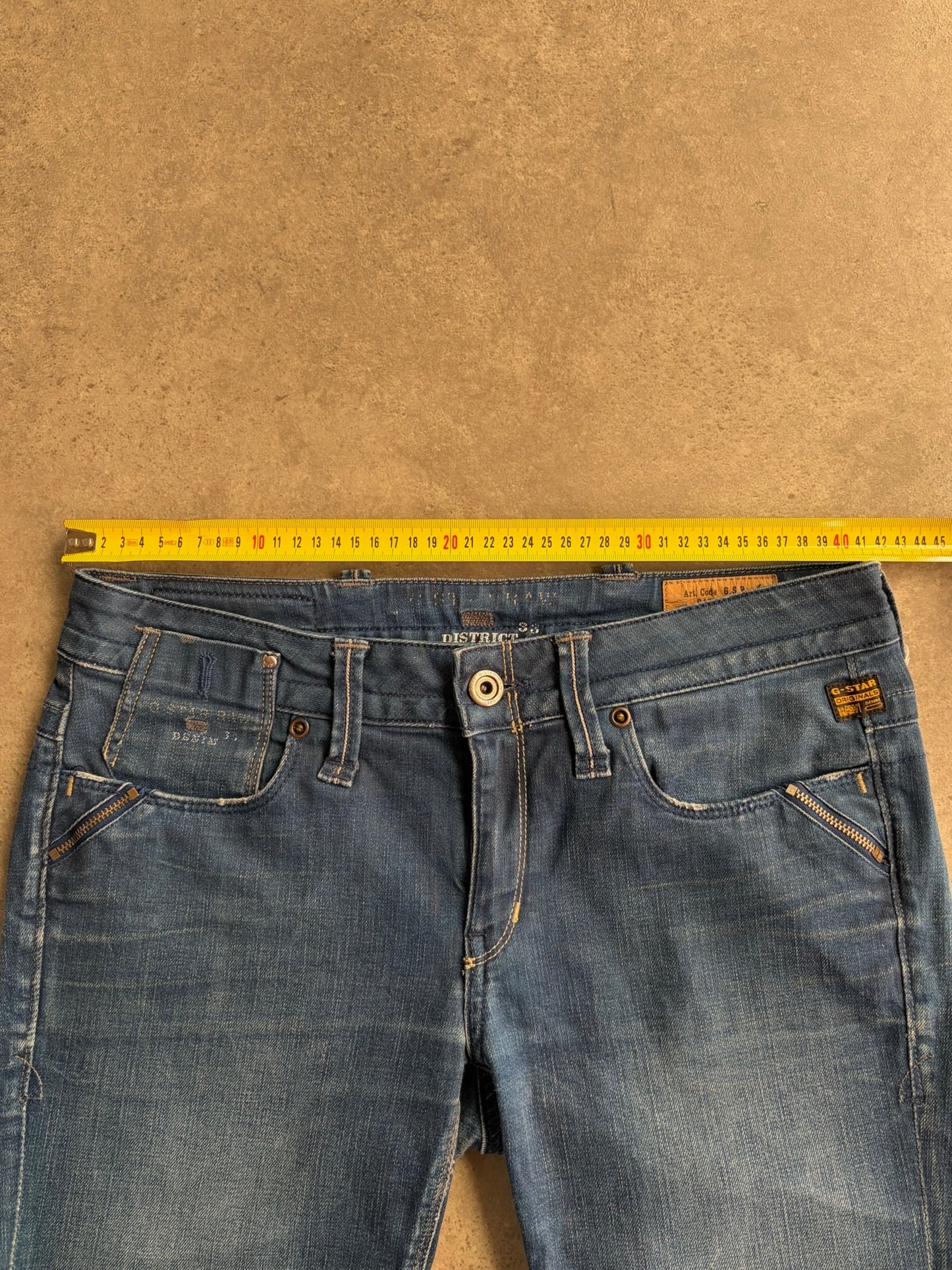 שורטס נמוך ג׳ינס G-Star RAW 3301 וינטג׳ - 32
