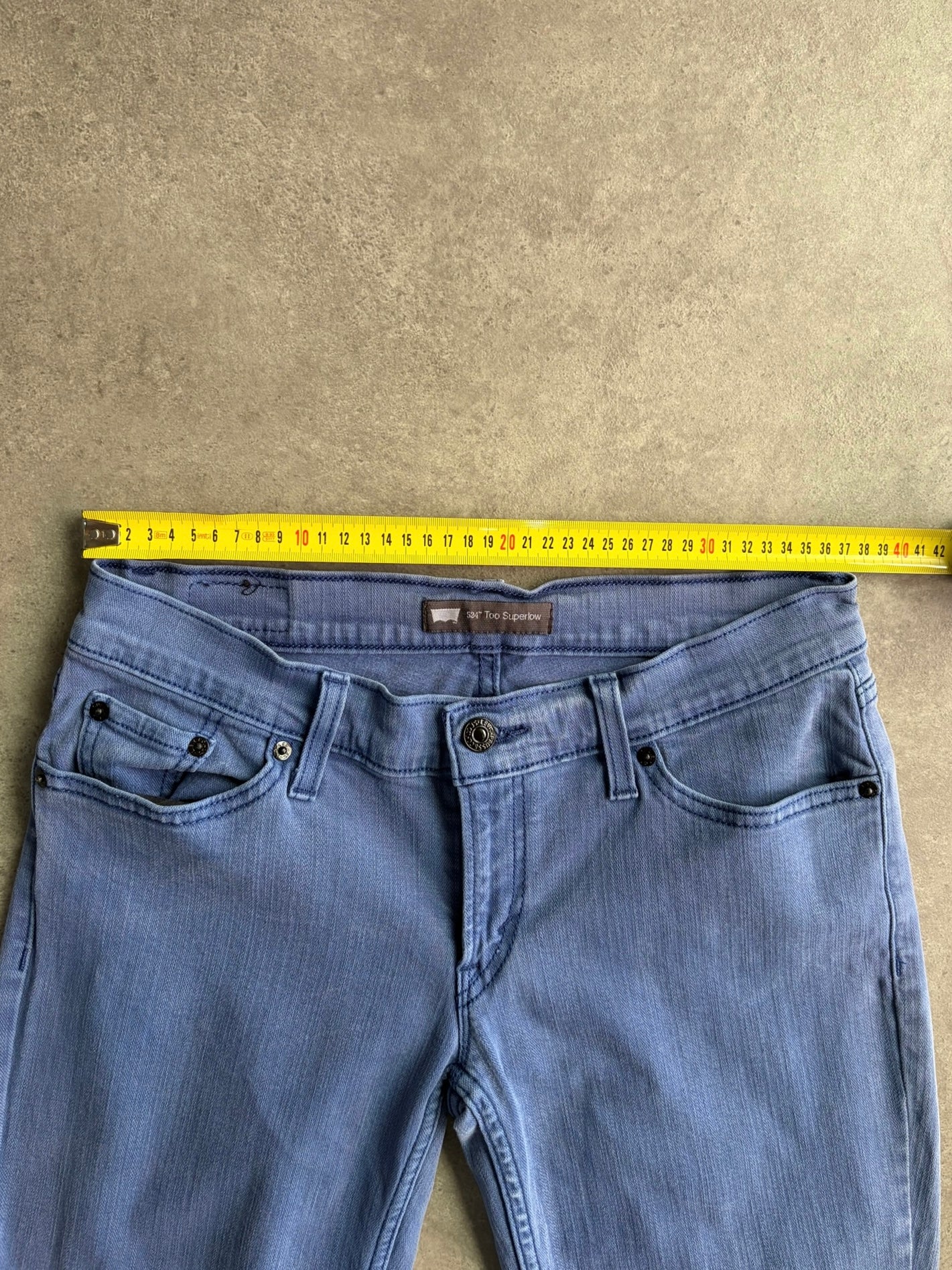 ג׳ינס נמוך Levi's 524 Too Superlow וינטג׳ - 30