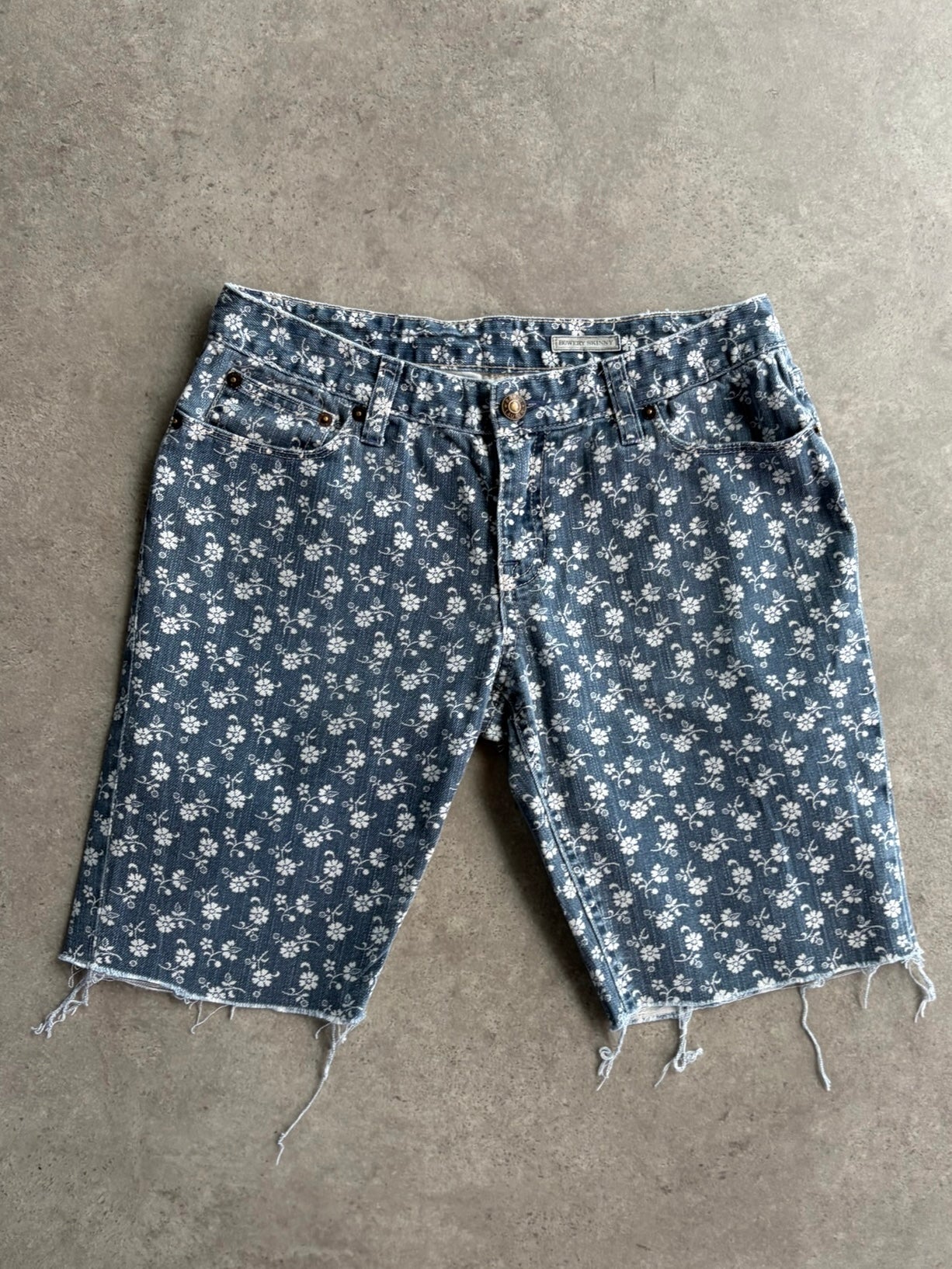 שורטס נמוך ג׳ינס Ralph Lauren פרחוני וינטג׳ - 28