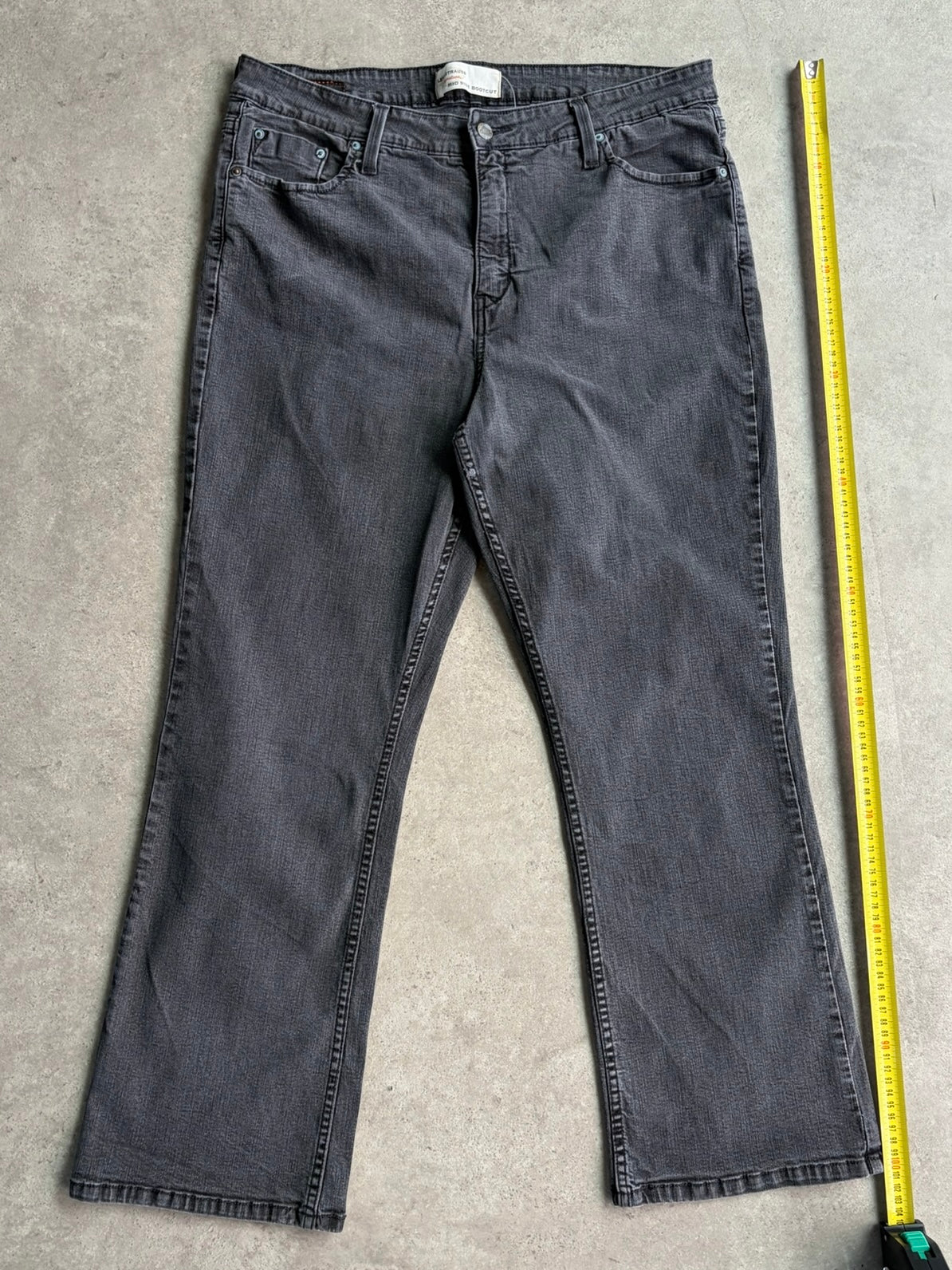 ג׳ינס Levi's Signature בוטקאט אפור וינטג׳ - 36