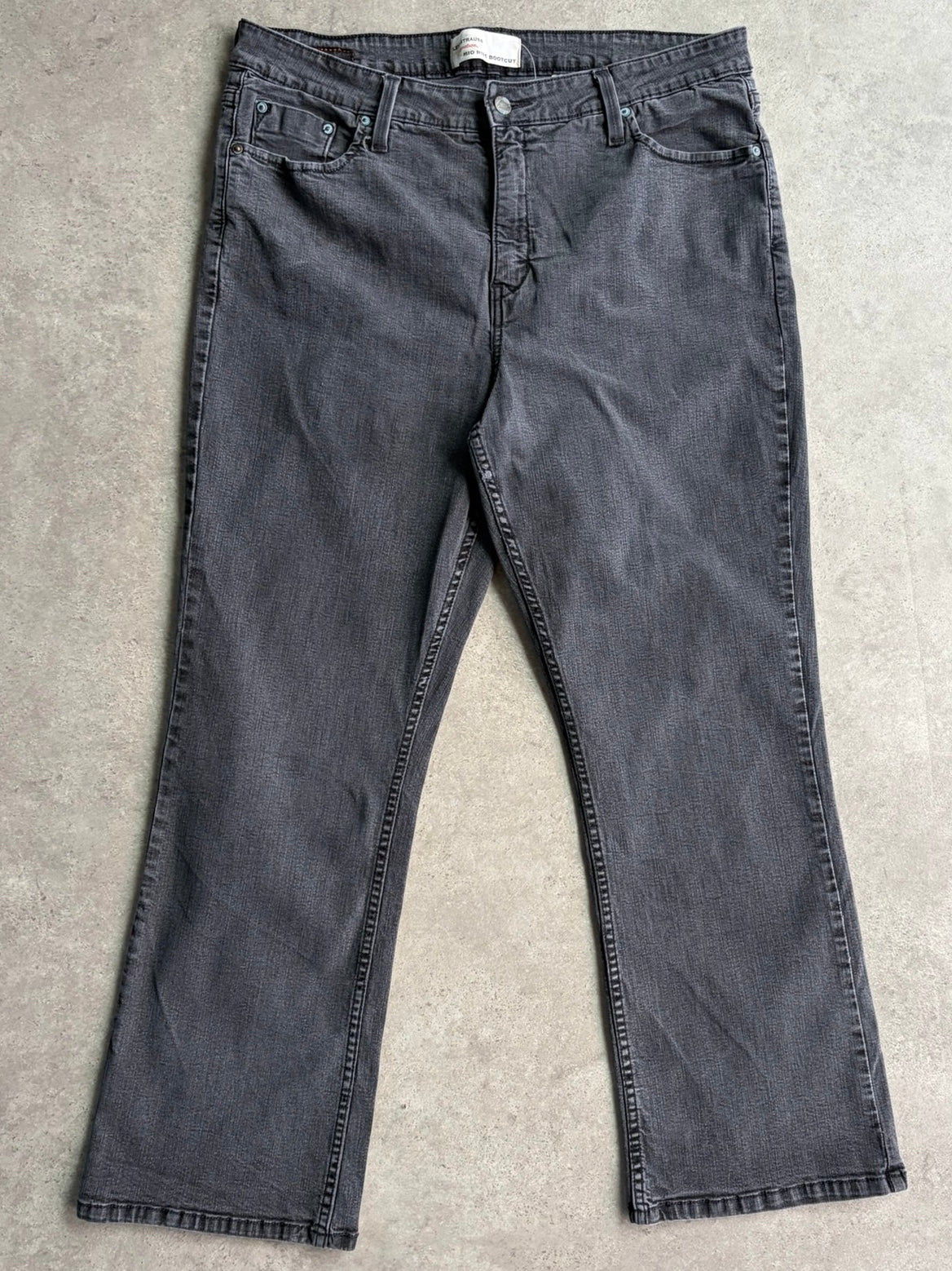 ג׳ינס Levi's Signature בוטקאט אפור וינטג׳ - 36