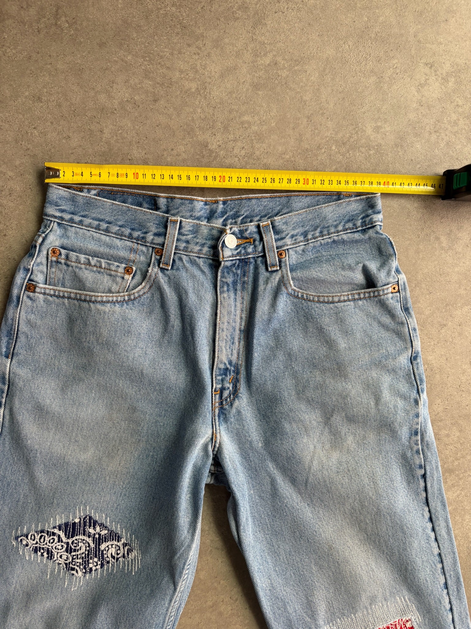 ג׳ינס Levi's 550 עם טלאי בנדנה וינטג׳ - 31