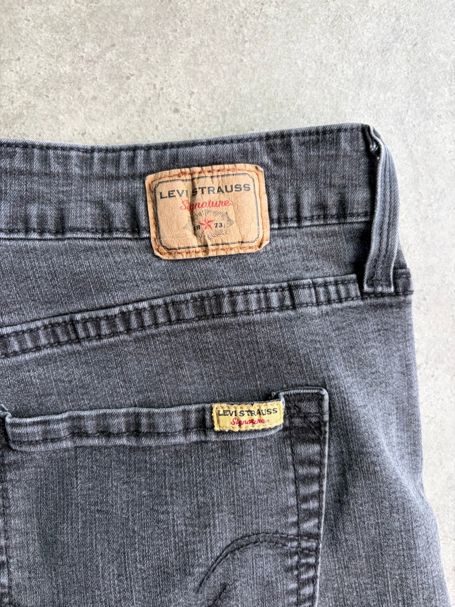 ג׳ינס Levi's Signature בוטקאט אפור וינטג׳ - 36