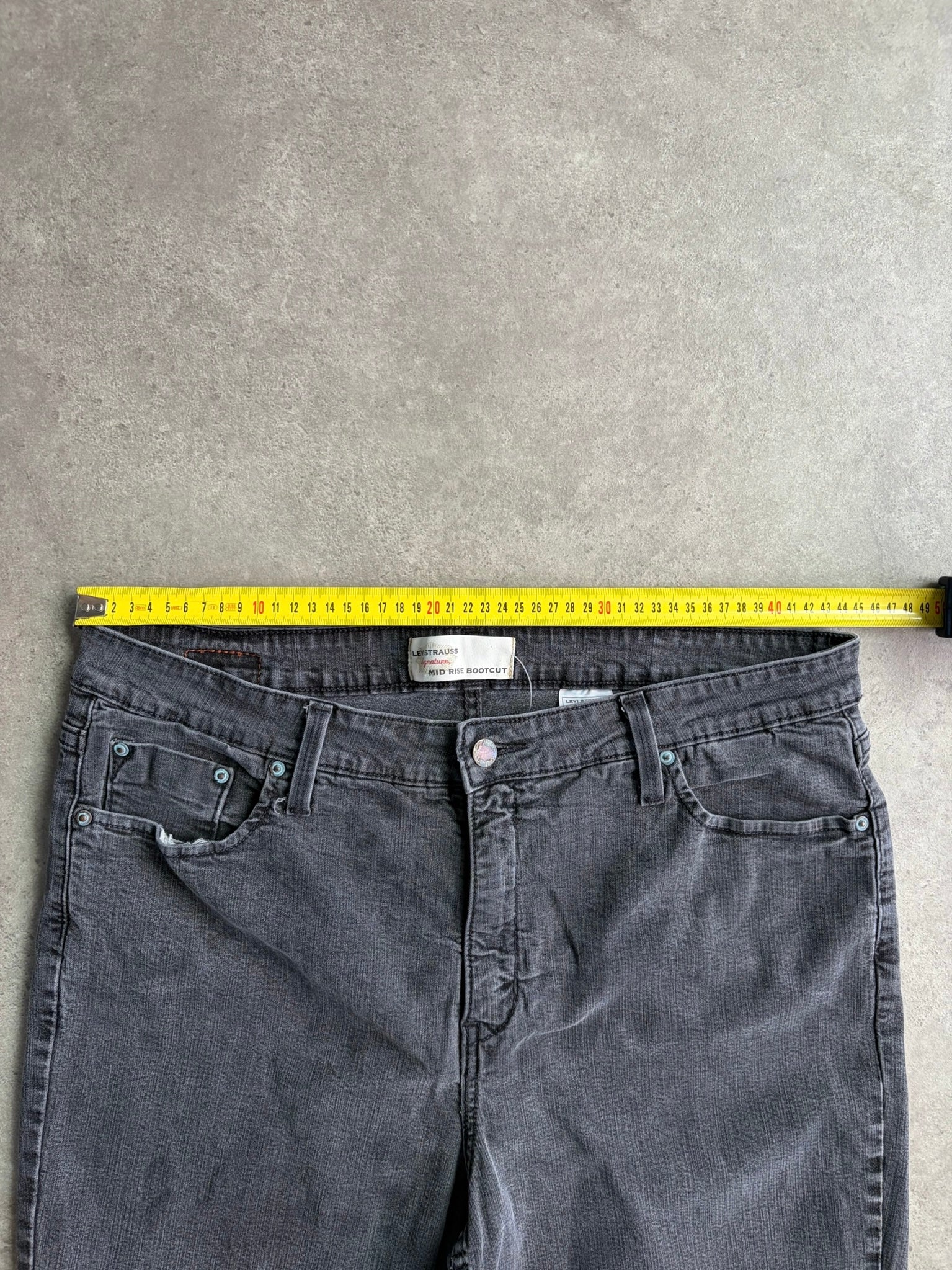 ג׳ינס Levi's Signature בוטקאט אפור וינטג׳ - 36