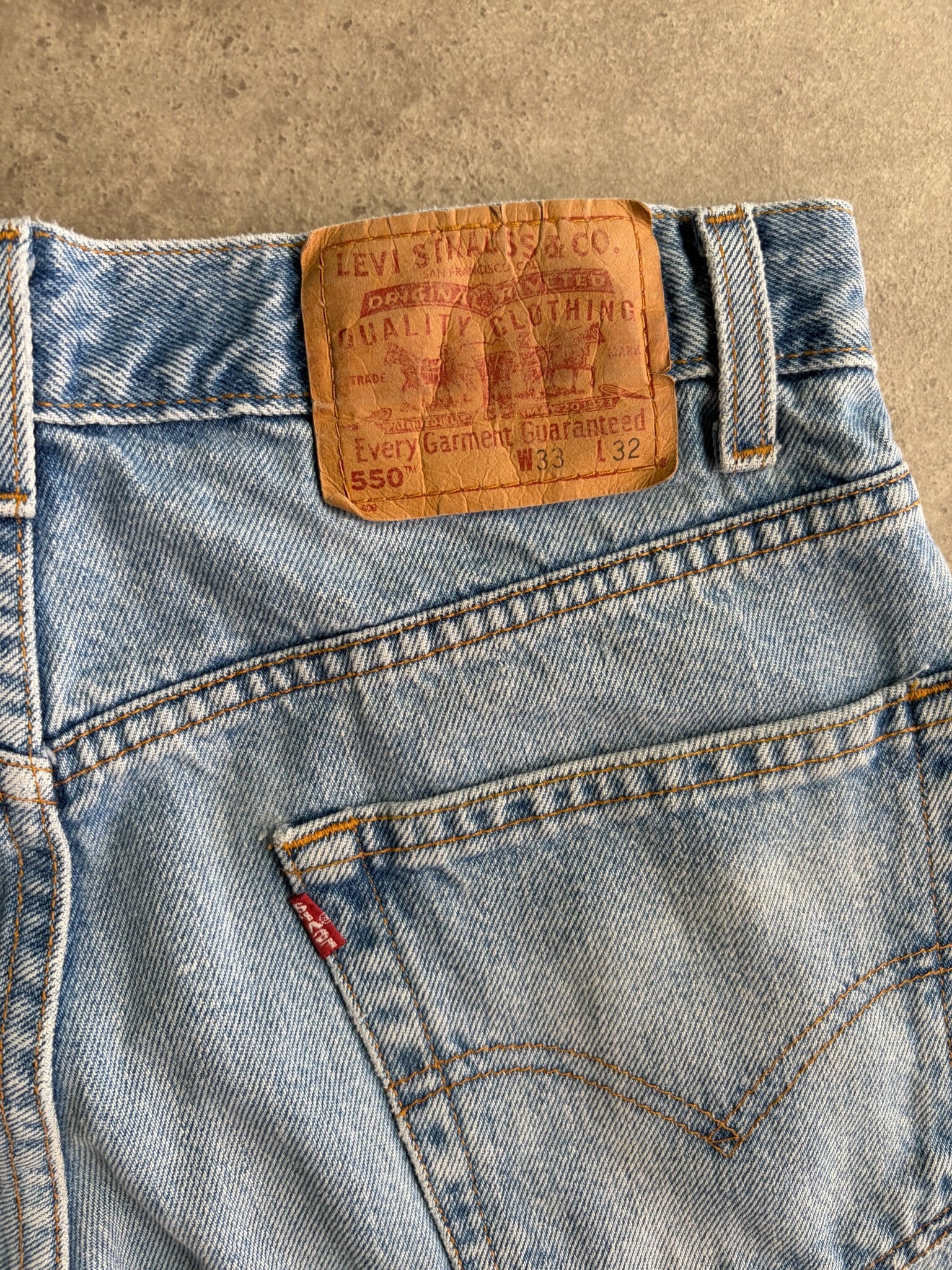 ג׳ינס Levi's 550 עם טלאי בנדנה וינטג׳ - 31