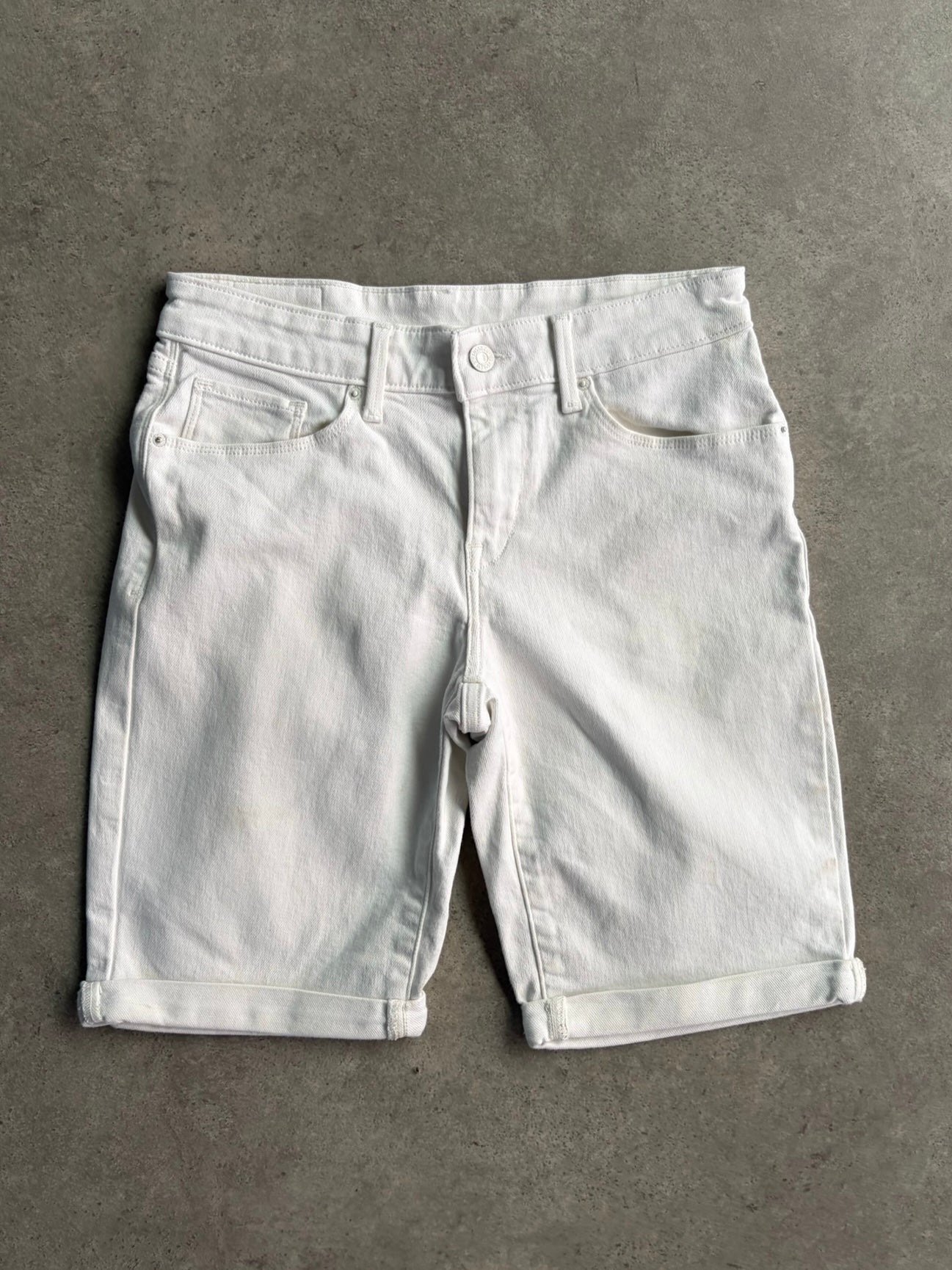שורטס ג׳ינס Levi's לבן וינטג׳ - 28