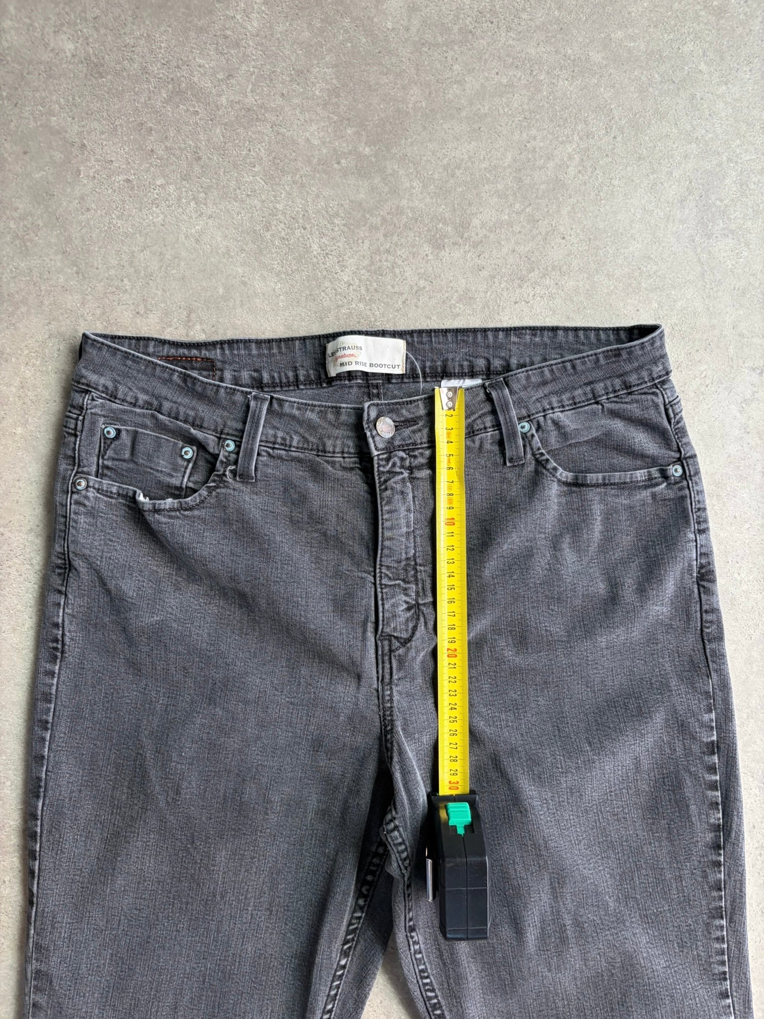 ג׳ינס Levi's Signature בוטקאט אפור וינטג׳ - 36