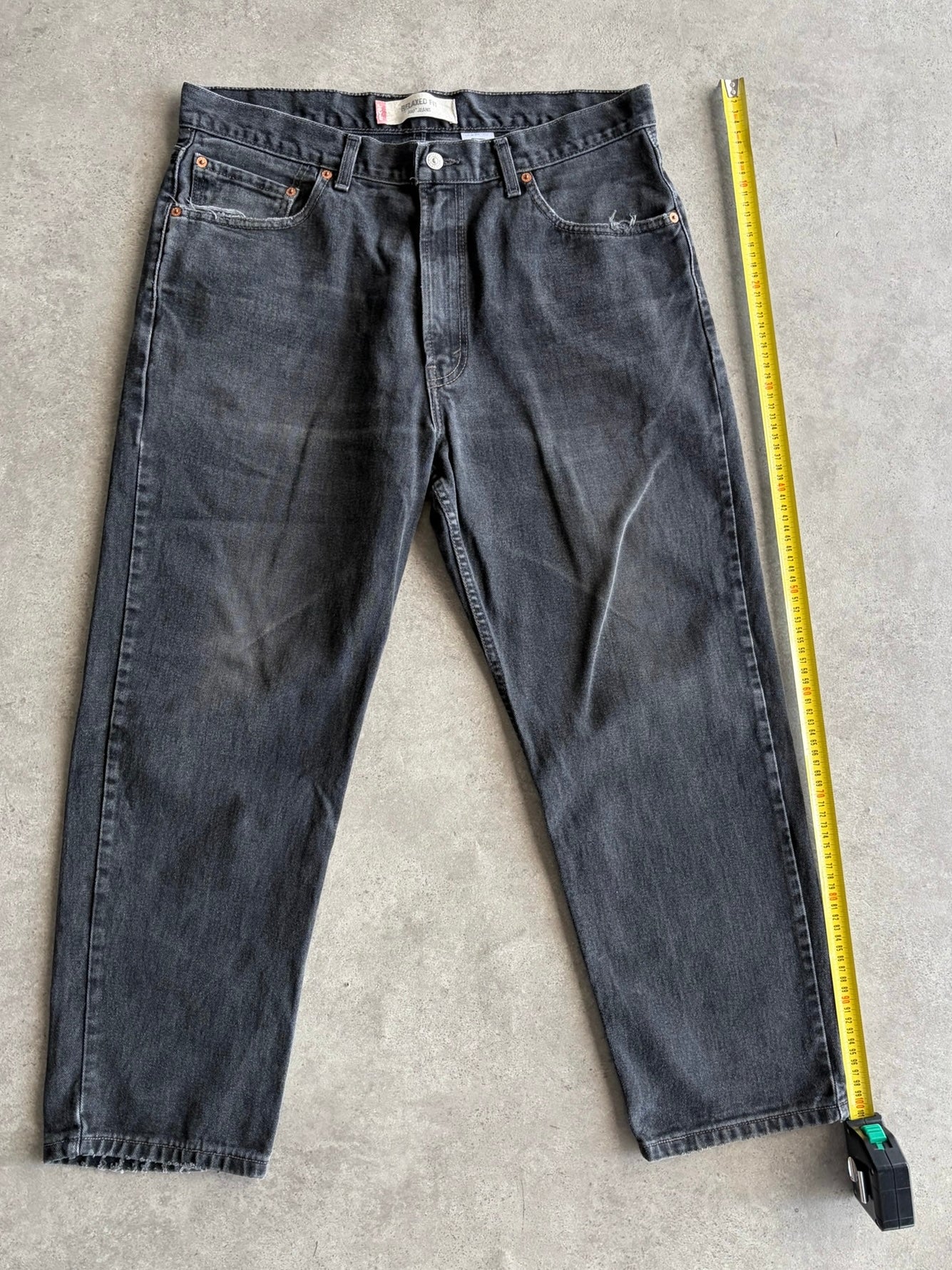 ג׳ינס Levi's 550 Relaxed Fit אפור וינטג׳ - 36