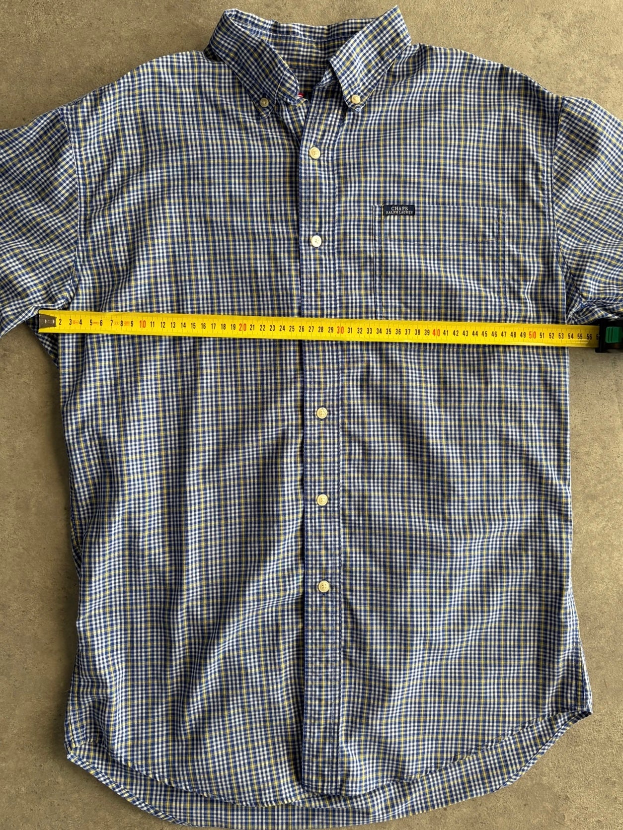 חולצת Chaps Ralph Lauren משבצות וינטג׳ - M