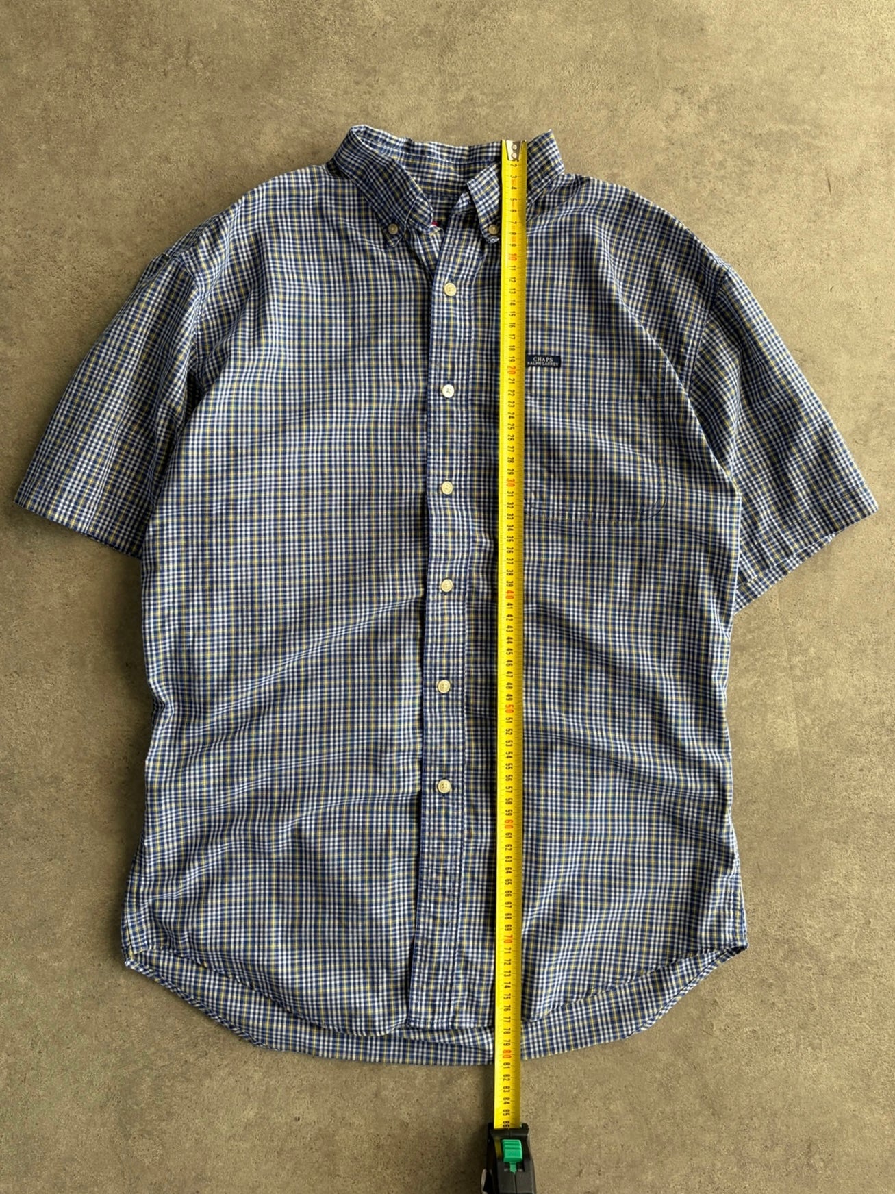 חולצת Chaps Ralph Lauren משבצות וינטג׳ - M
