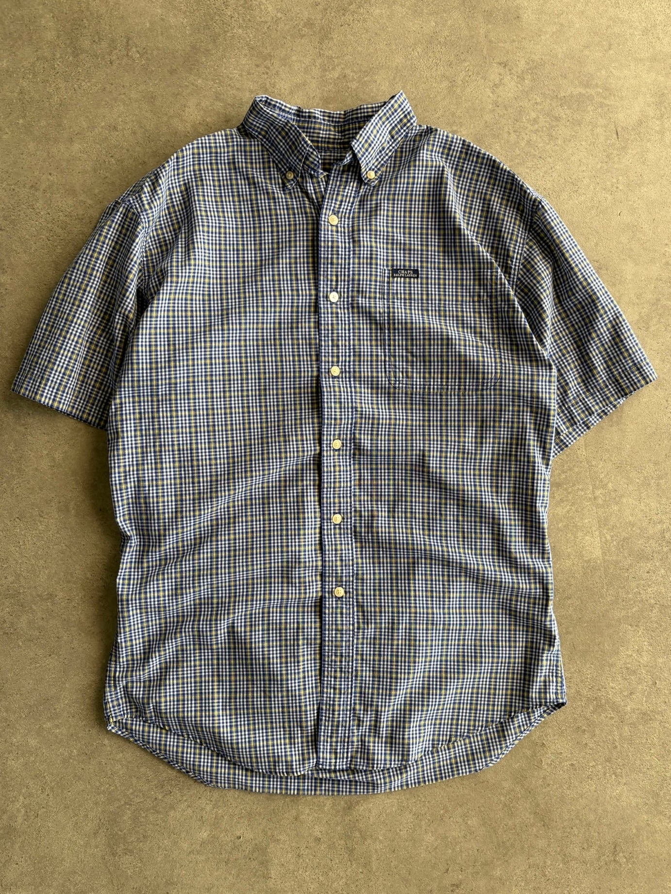 חולצת Chaps Ralph Lauren משבצות וינטג׳ - M