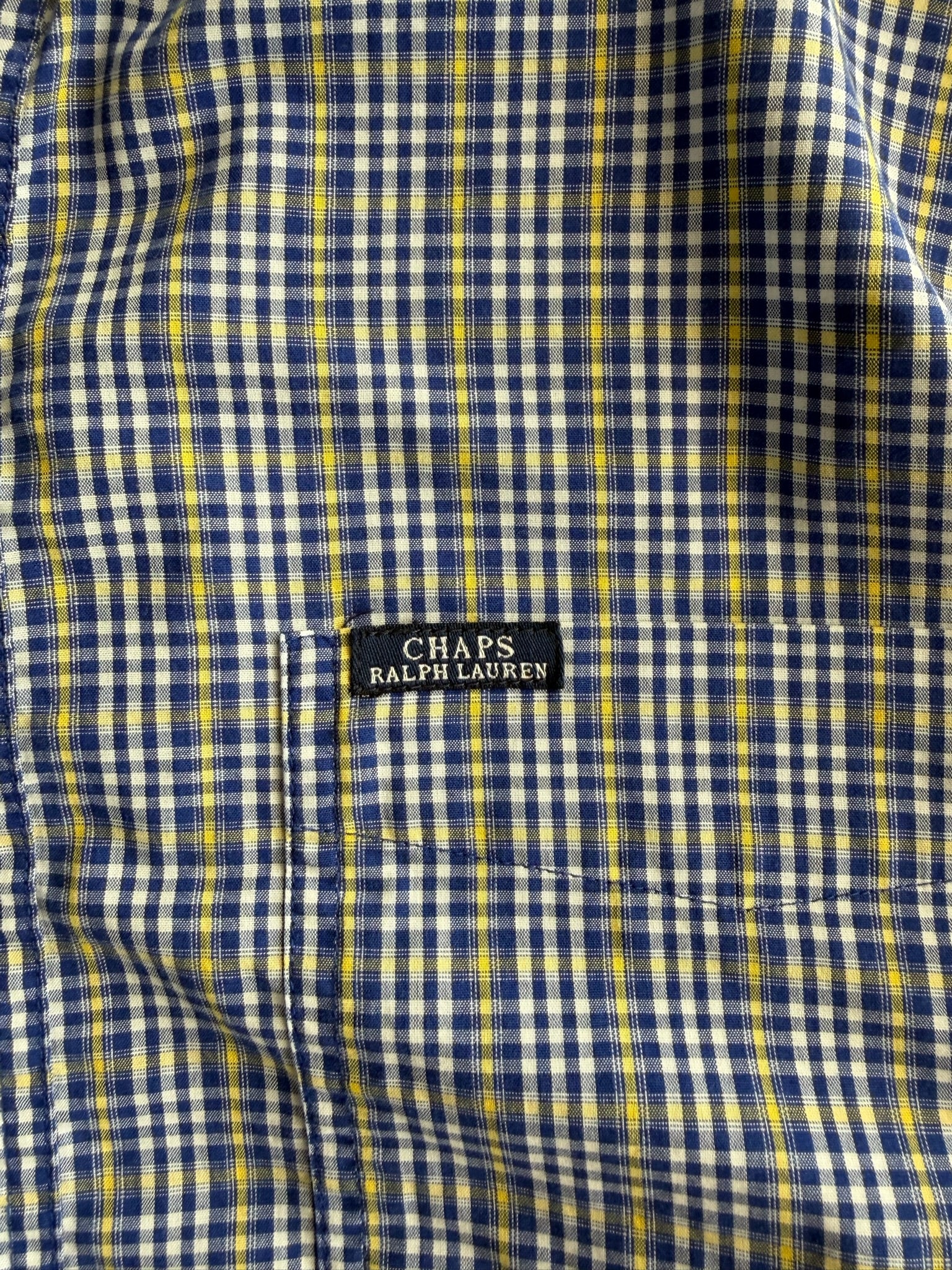 חולצת Chaps Ralph Lauren משבצות וינטג׳ - M