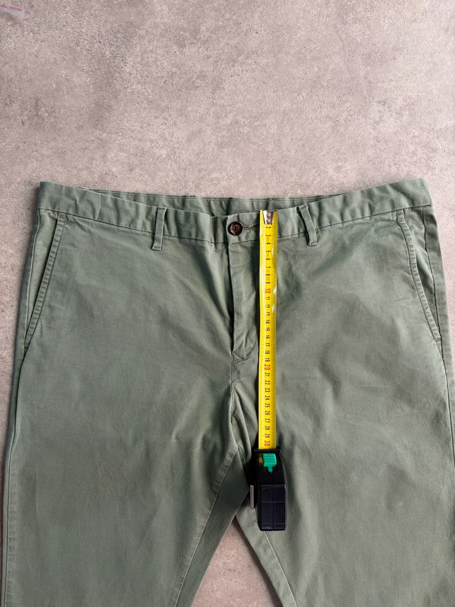 צ׳ינו Tommy Hilfiger ירוק זית וינטג׳ - 40