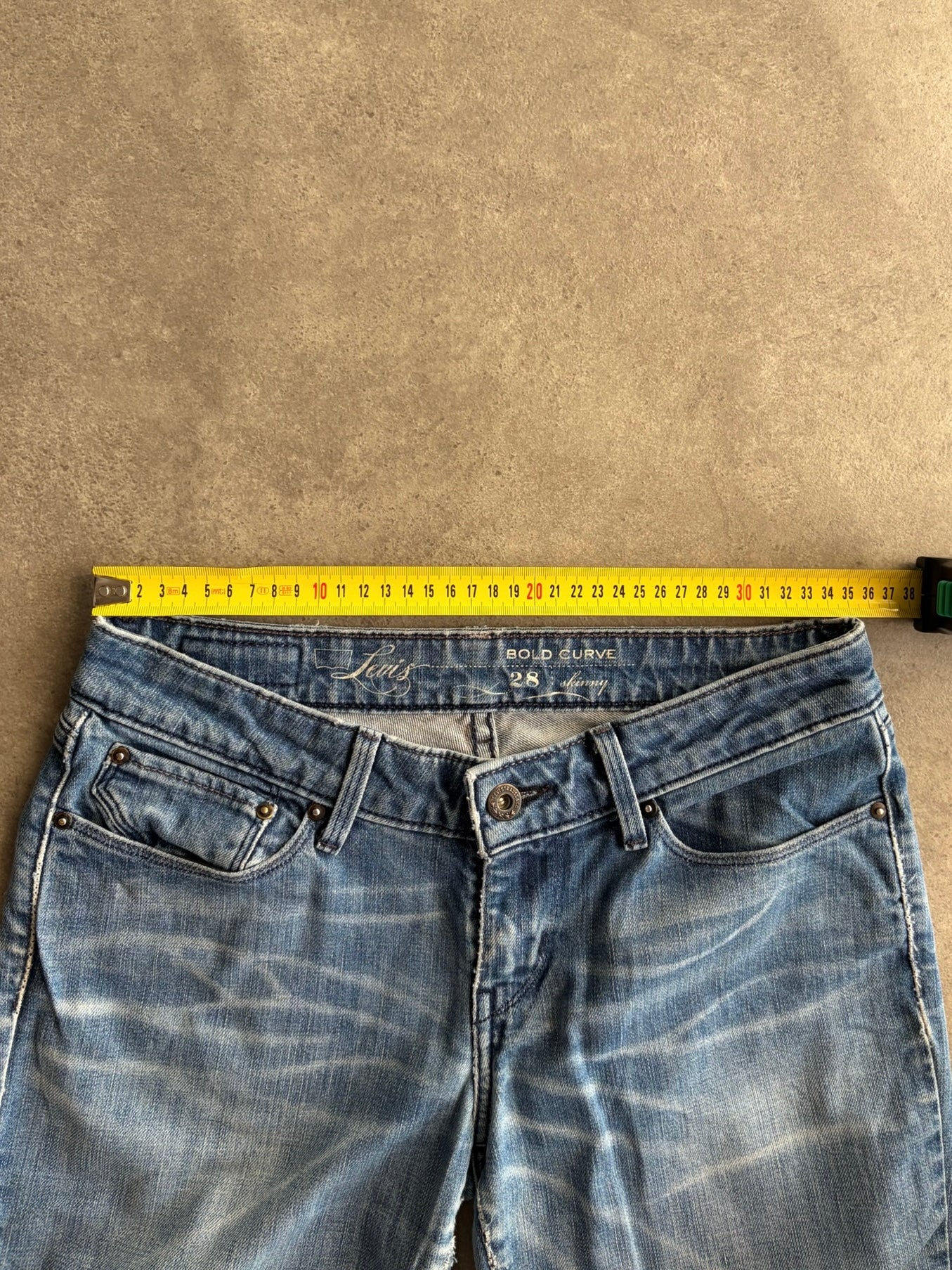 ג׳ינס נמוך Levi's Bold Curve סקיני וינטג׳ - 28