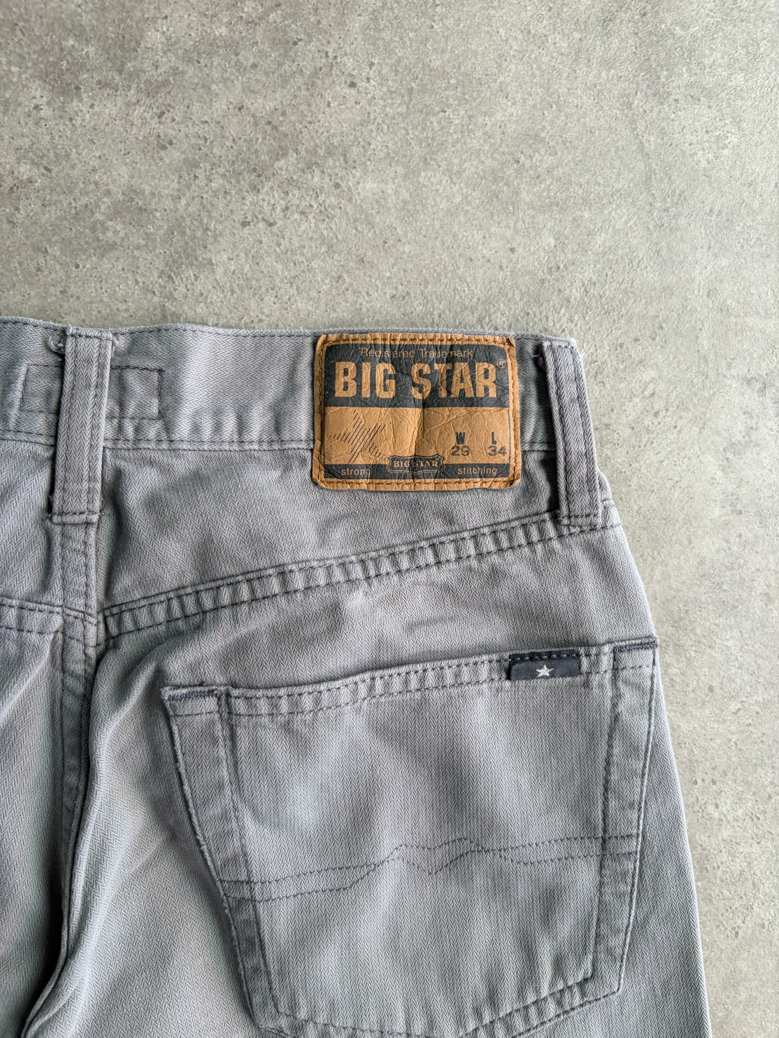 מכנסי Big Star אפורים וינטג׳ - 27