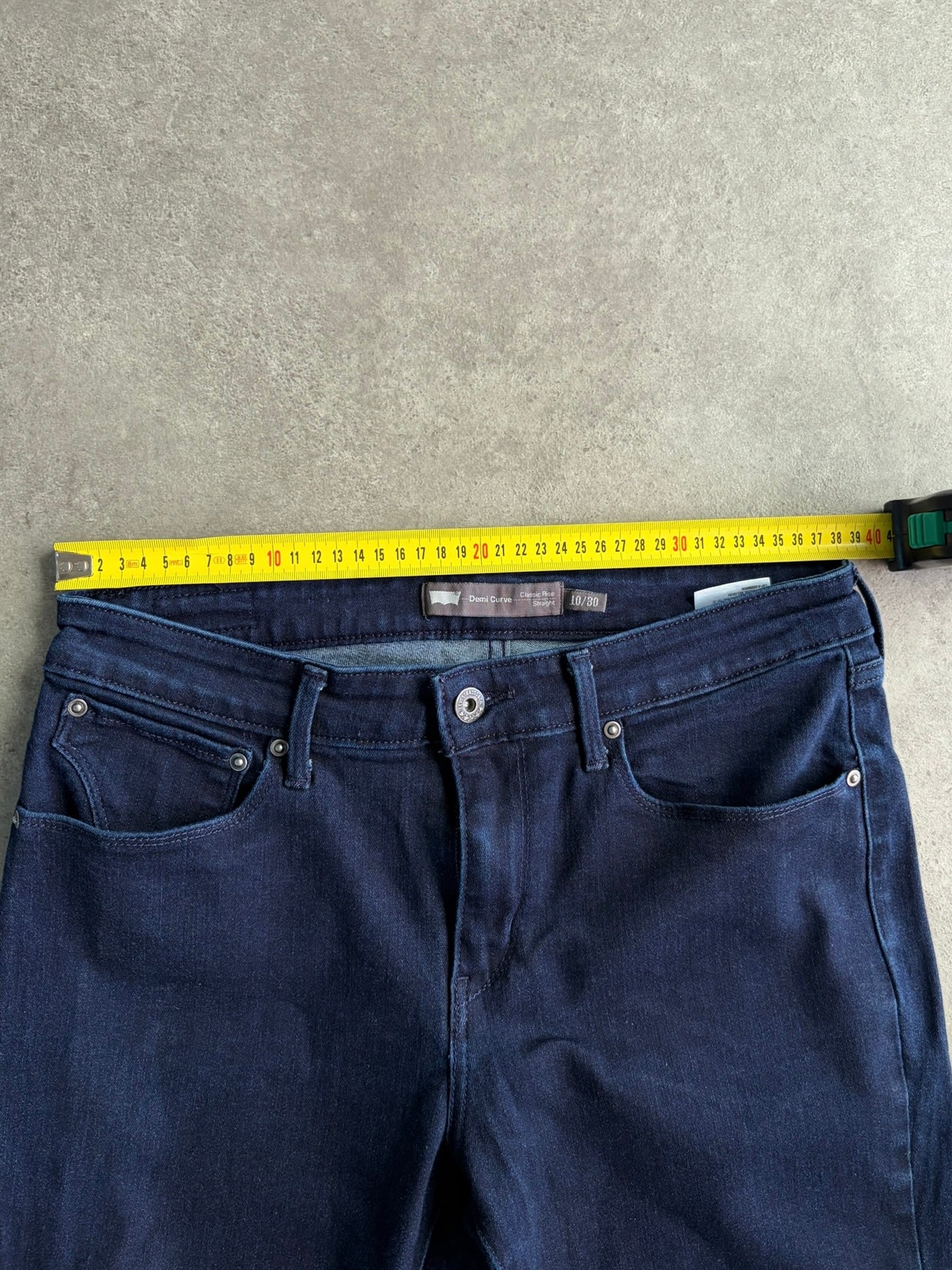 ג׳ינס Levi's Demi Curve סטרייט כחול כהה וינטג׳ - 30