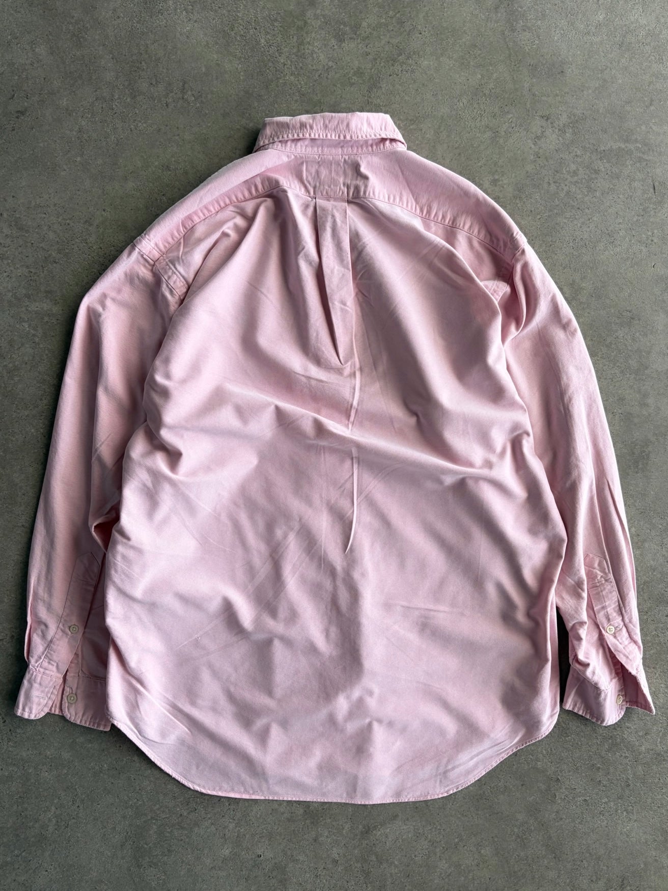 חולצת אוקספורד Ralph Lauren ורודה וינטג׳ - L