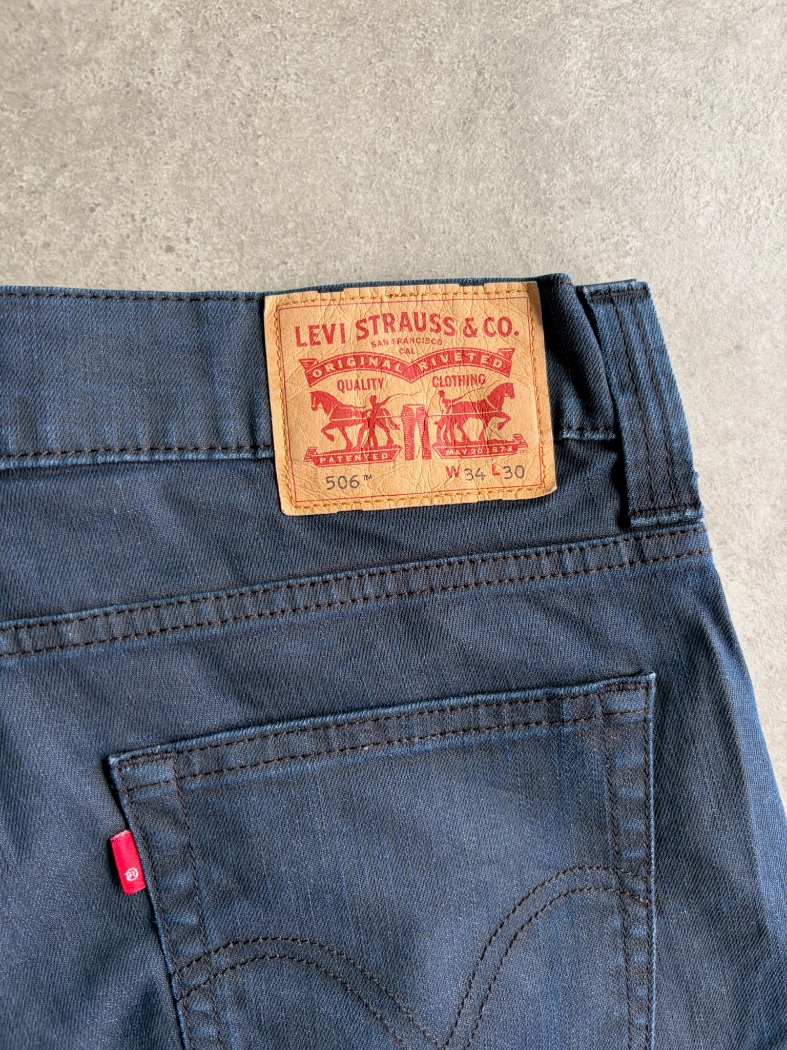 ג׳ינס Levi's 506 כחול כהה וינטג׳ - 35