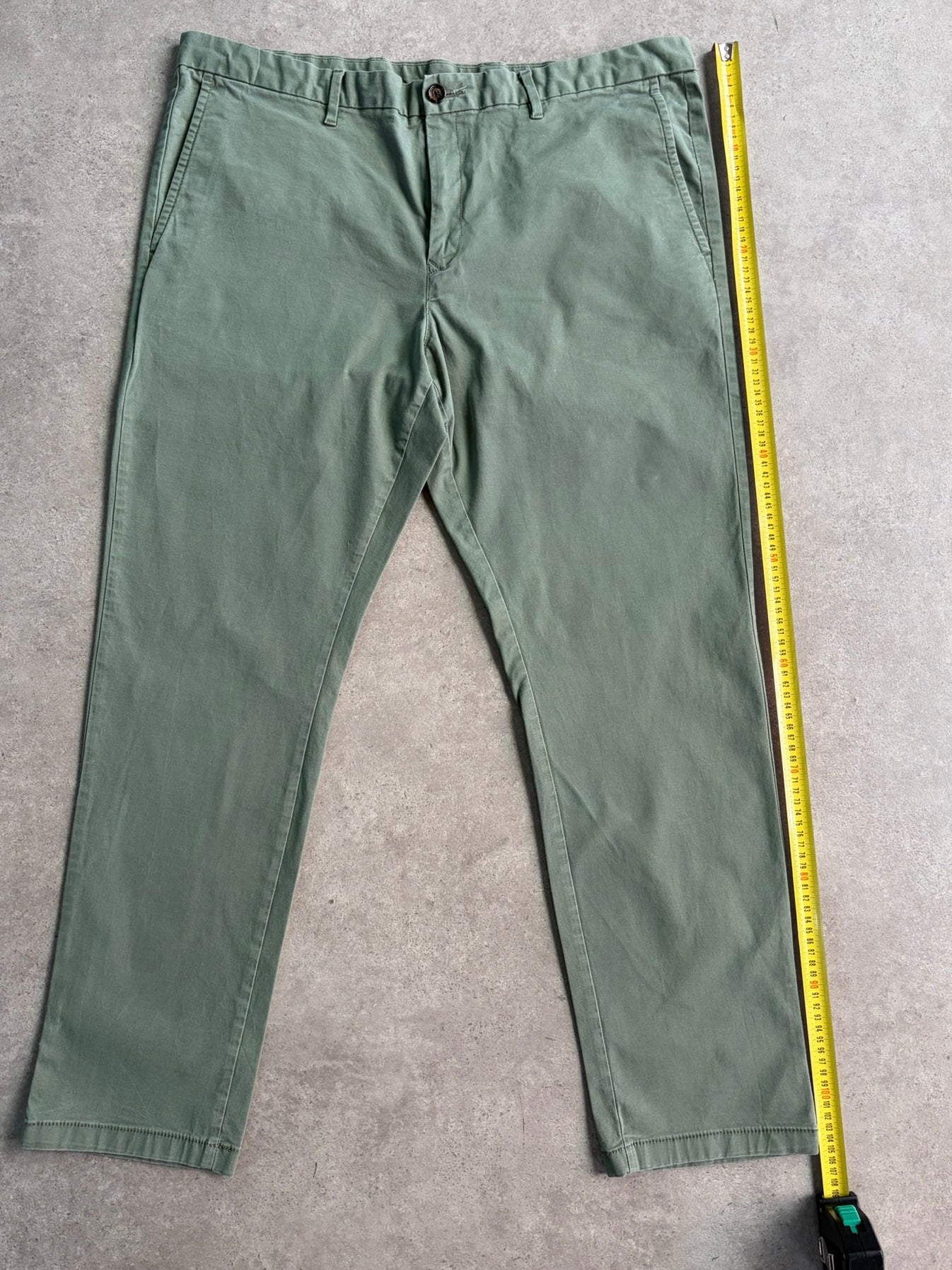 צ׳ינו Tommy Hilfiger ירוק זית וינטג׳ - 40