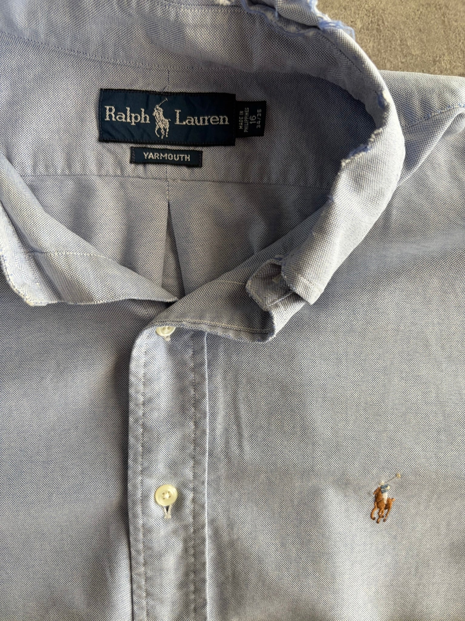 חולצת אוקספורד Ralph Lauren וינטג׳ - XL
