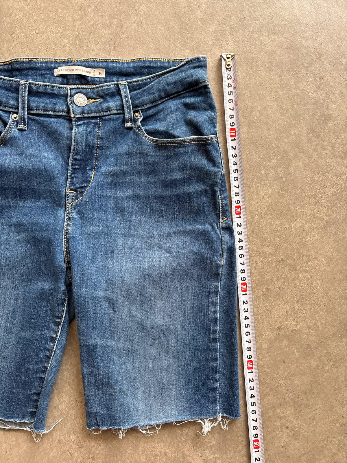 שורט ג'ינס Levi's וינטג׳ - 27 – שורט ג׳ינס וינטג׳ ליוויס, תמונה 6