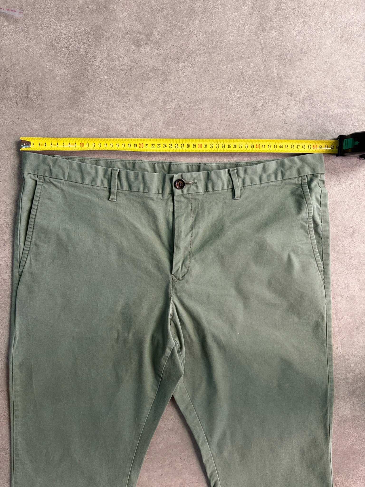 צ׳ינו Tommy Hilfiger ירוק זית וינטג׳ - 40