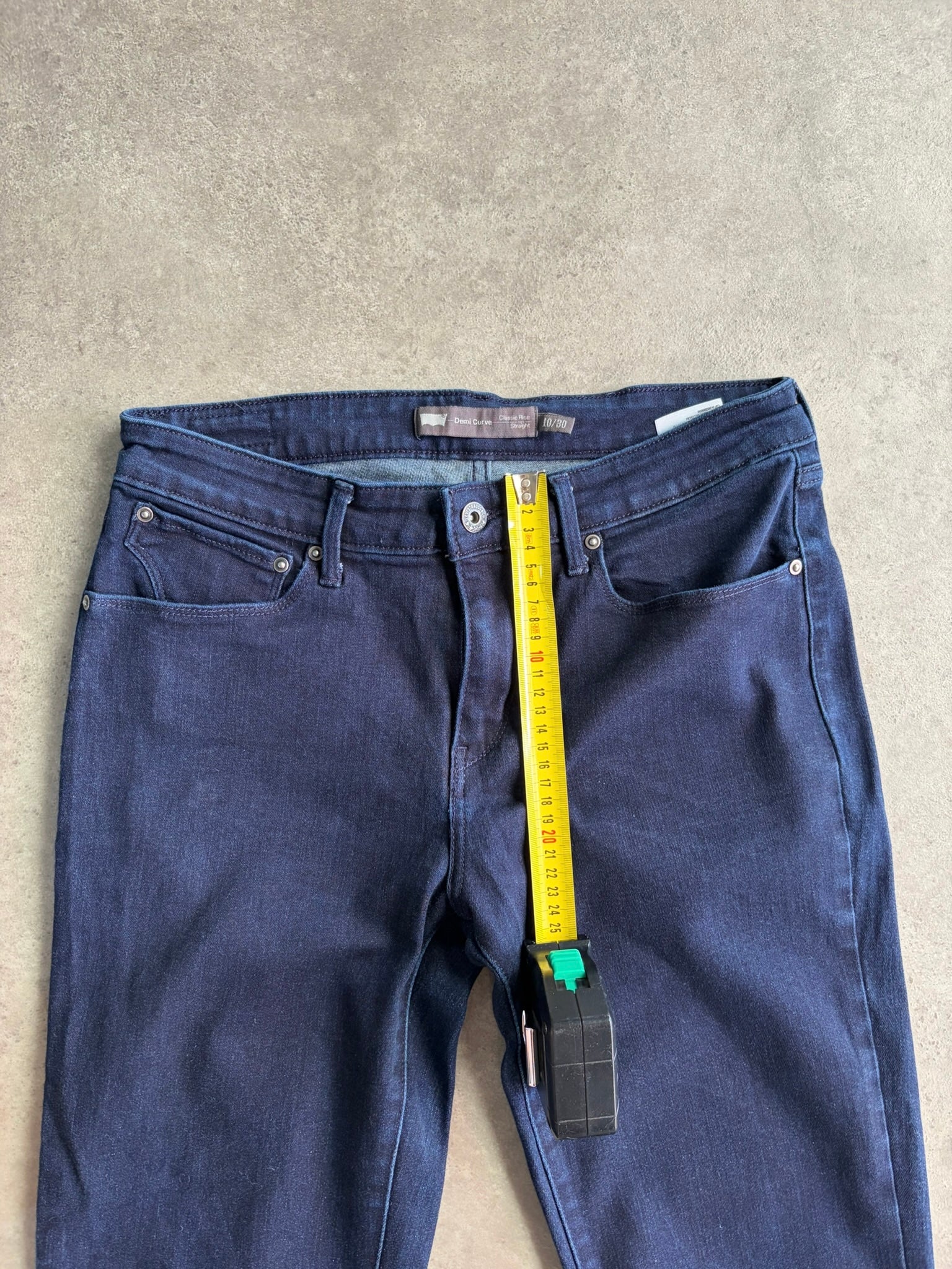 ג׳ינס Levi's Demi Curve סטרייט כחול כהה וינטג׳ - 30