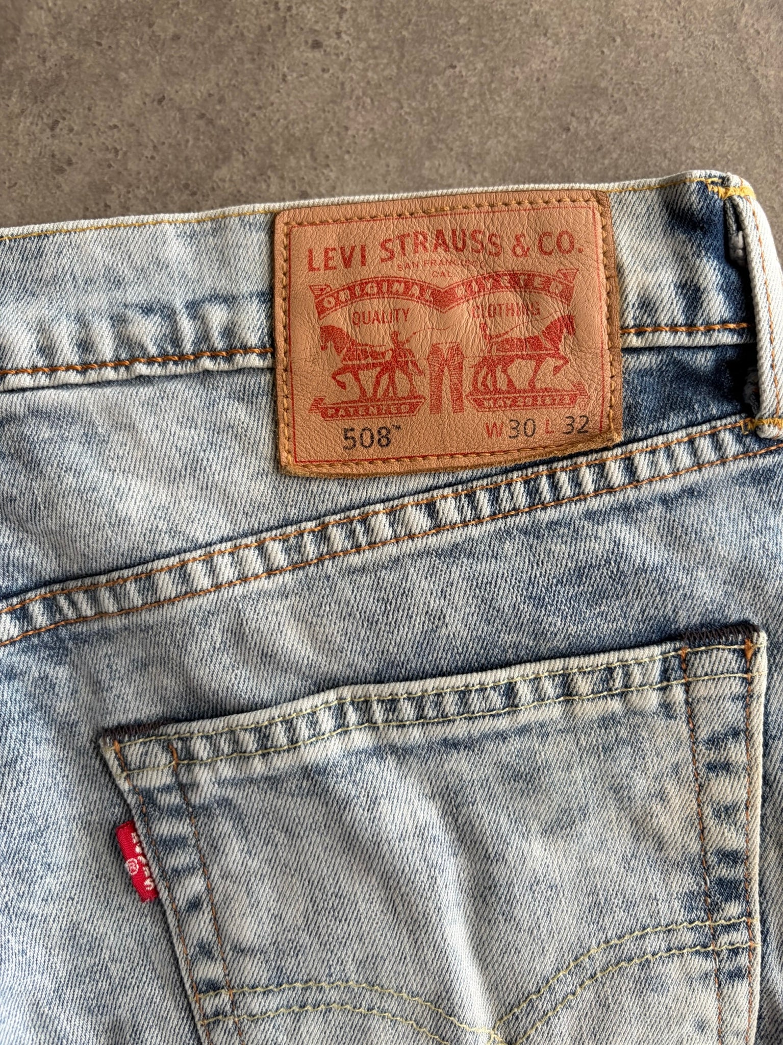 ג׳ינס Levi's 508 אסיד ווש וינטג׳ - 33