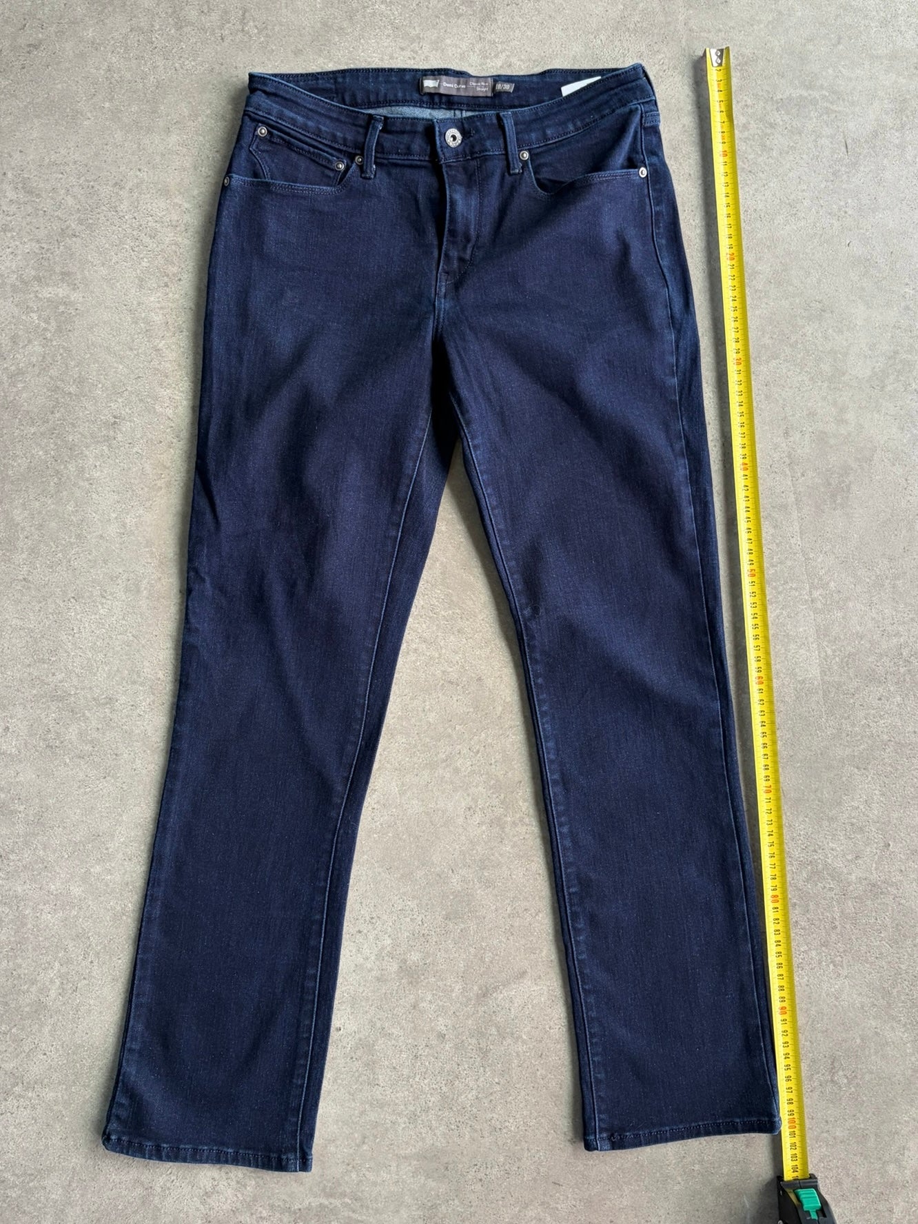 ג׳ינס Levi's Demi Curve סטרייט כחול כהה וינטג׳ - 30