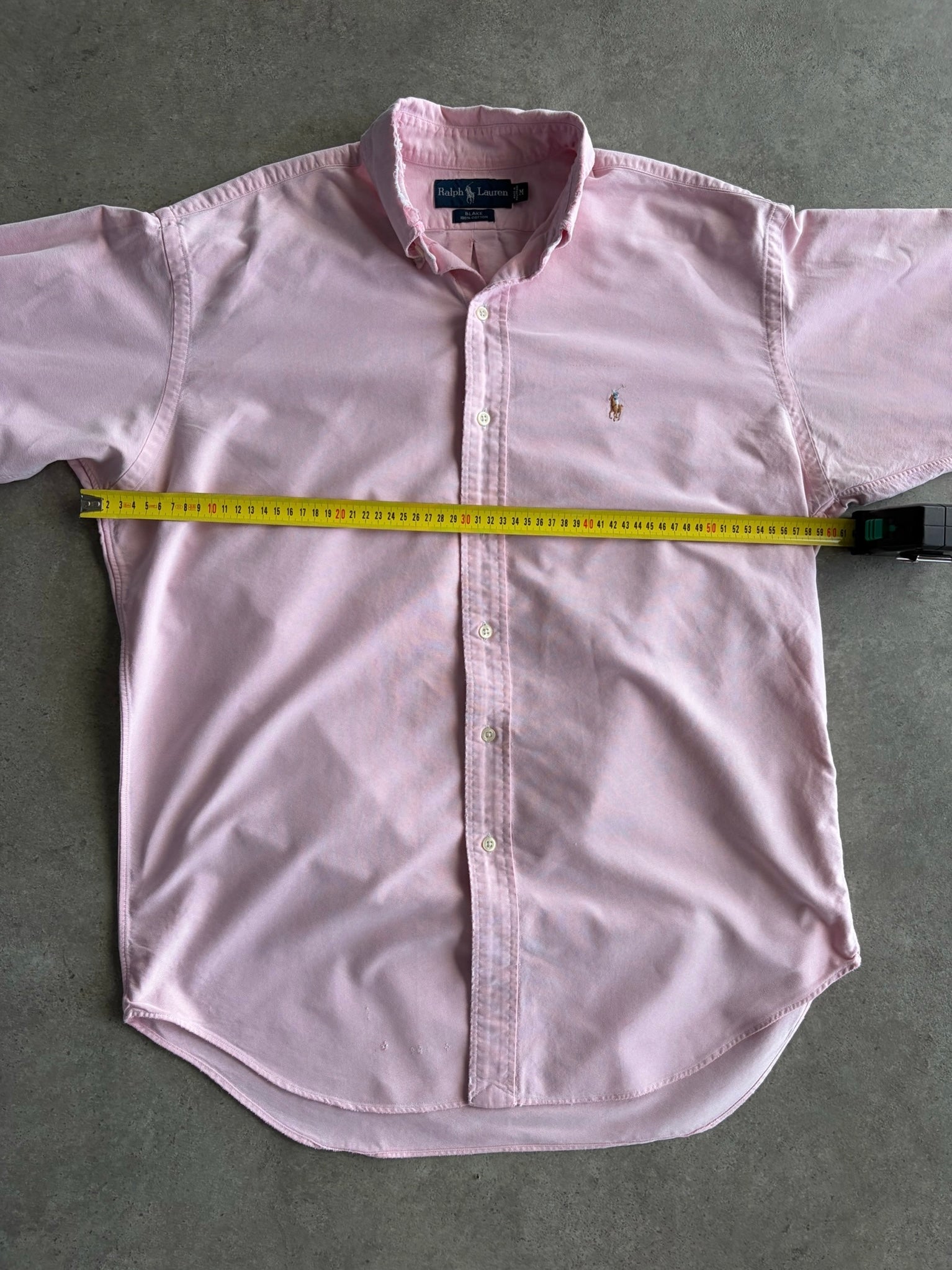 חולצת אוקספורד Ralph Lauren ורודה וינטג׳ - L